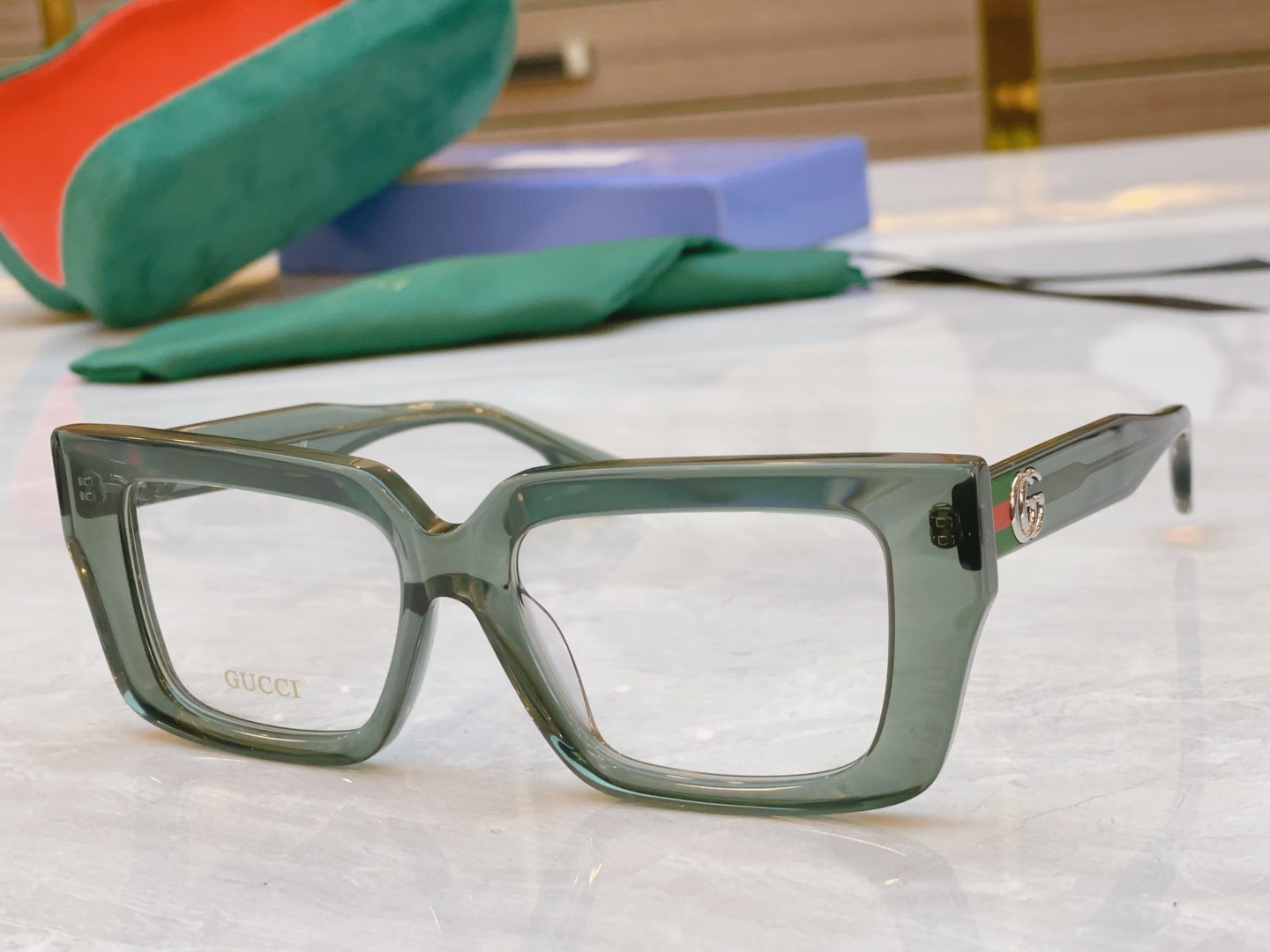 ，【GUCC*】古*驰新款光学架，MODEL：GG1529S，SIZE：54口19-145