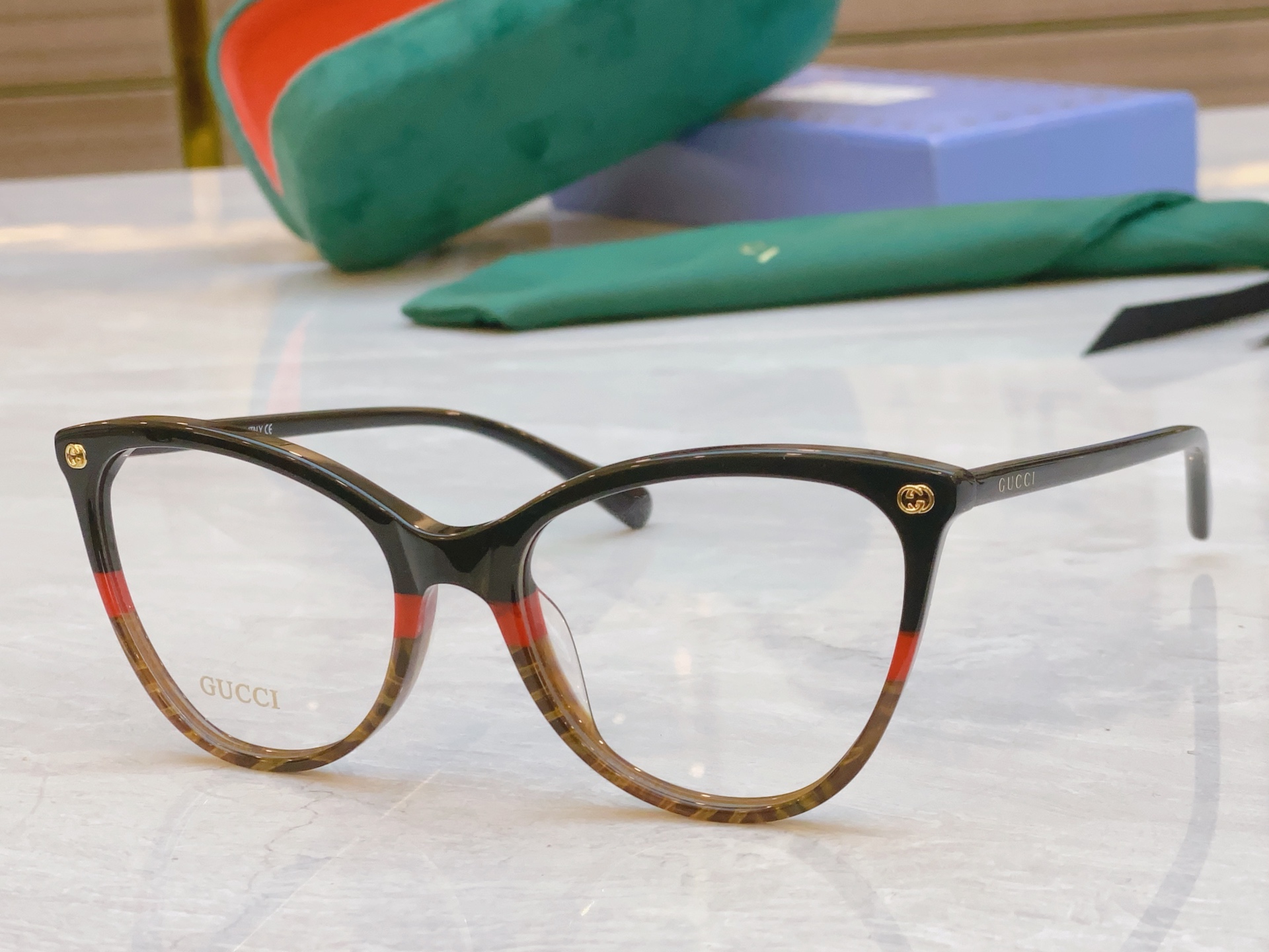 ，【GUCC*】古*驰新款光学架，MODEL：GG1079O，SIZE：54口19-140
