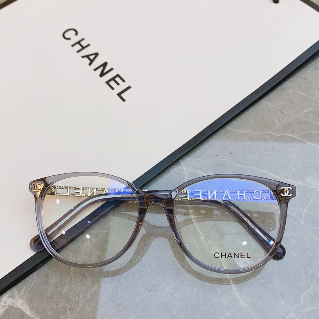 ，【CHANE*】香奈*儿新款光学架，MODEL：CH0817，SIZE：53口18-145