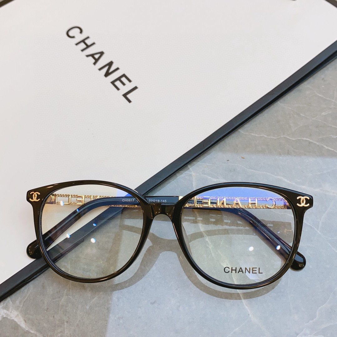 ，【CHANE*】香奈*儿新款光学架，MODEL：CH0817，SIZE：53口18-145
