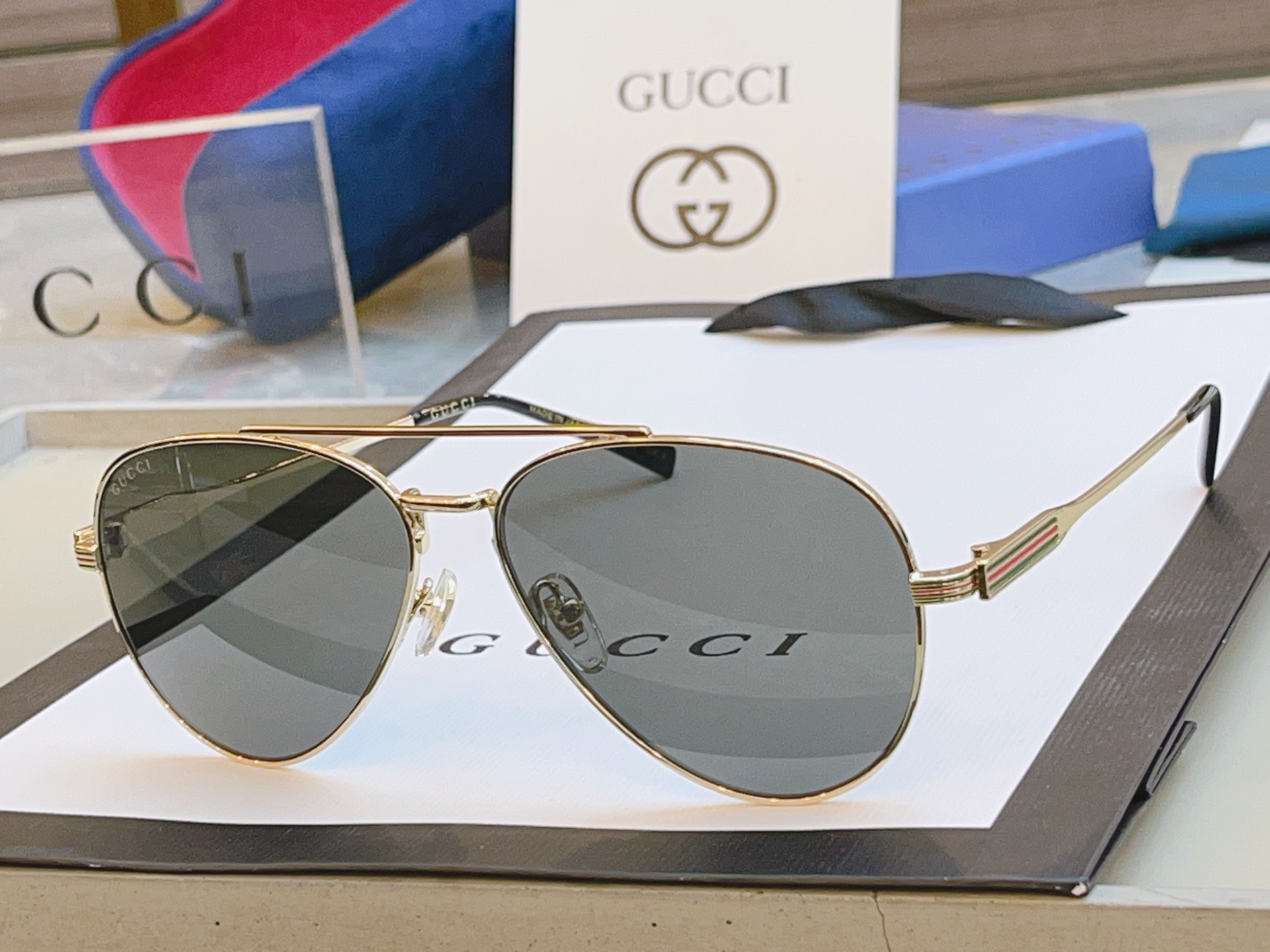 ，【GUCC*】古*驰新款太阳镜，MODEL：GG1874S， SIZE：57口14-145