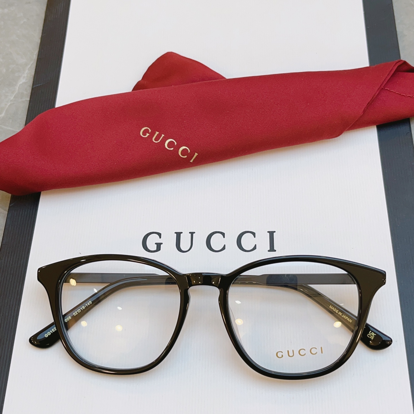 ，【GUCC*】古*驰新款光学架，GG1527OA，SIZE52口18-145 