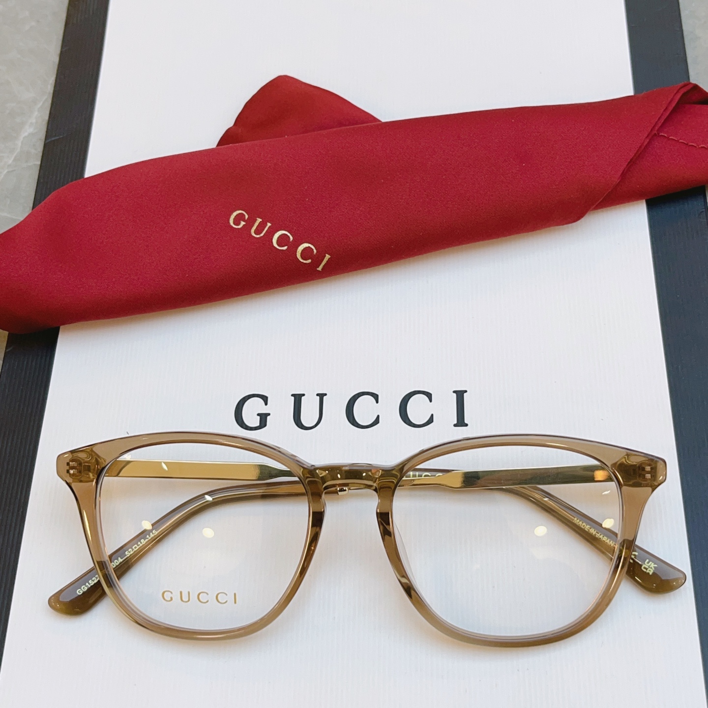 ，【GUCC*】古*驰新款光学架，GG1527OA，SIZE52口18-145 