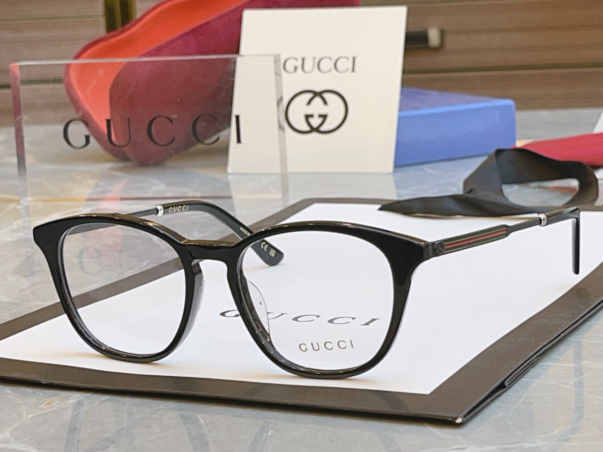 ，【GUCC*】古*驰新款光学架，GG1527OA，SIZE52口18-145 