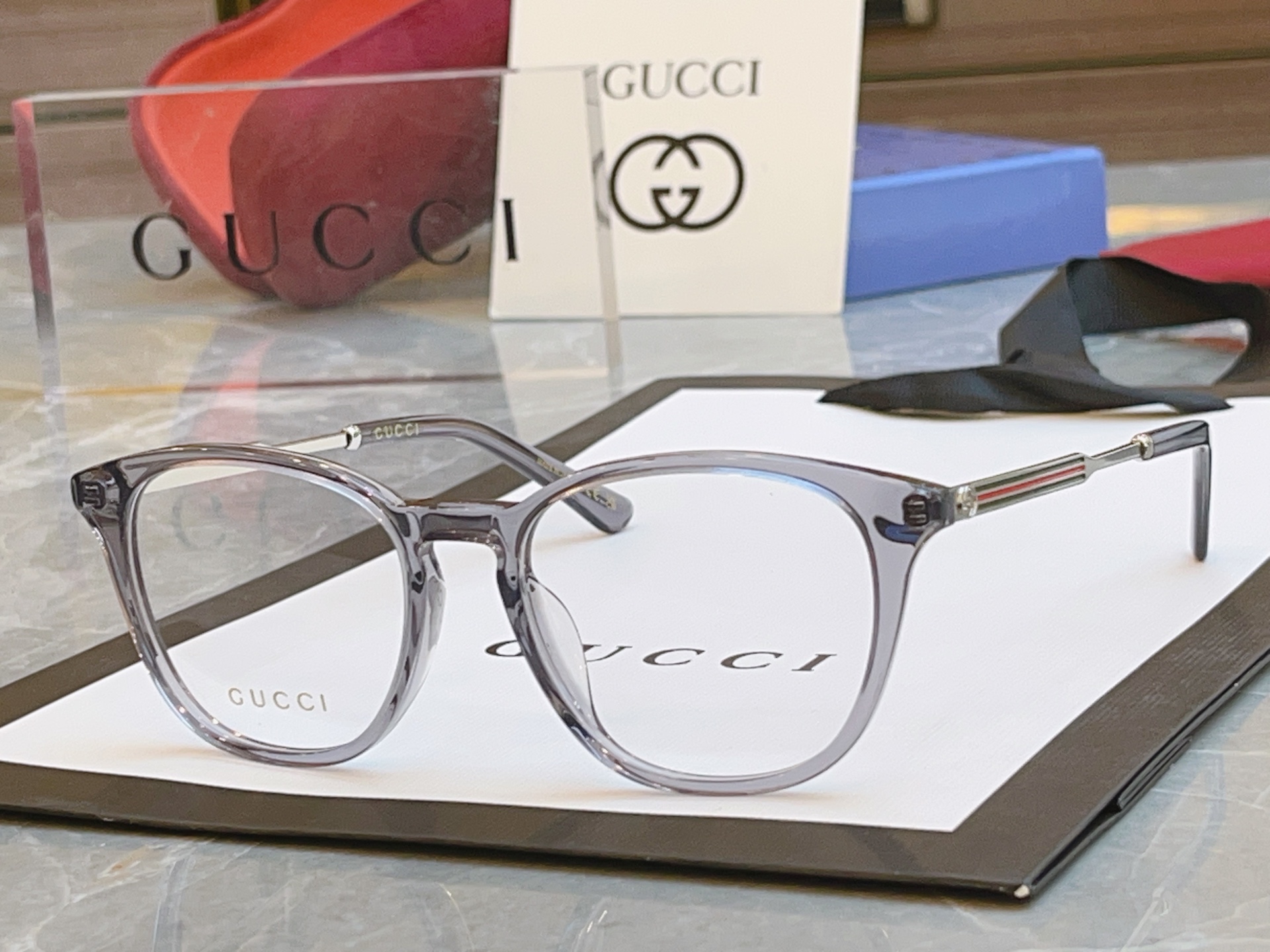 ，【GUCC*】古*驰新款光学架，GG1527OA，SIZE52口18-145 