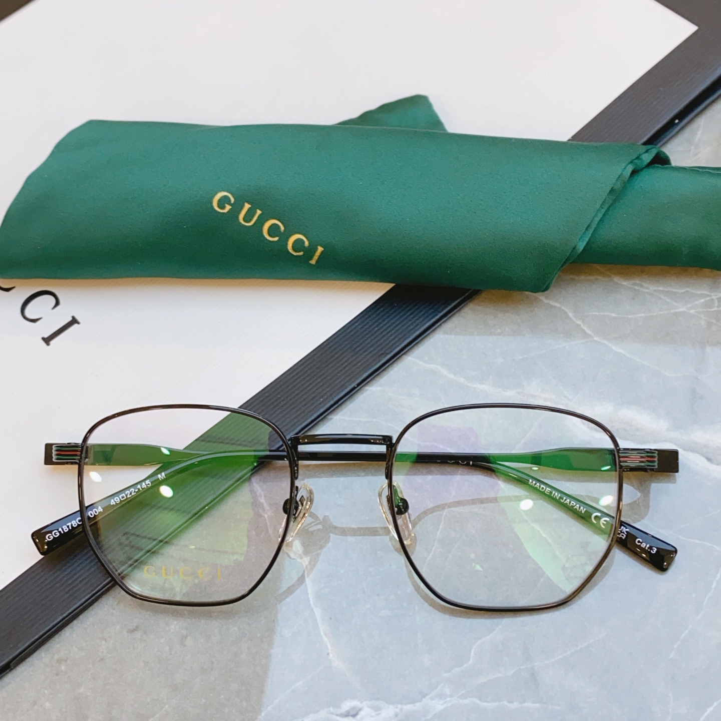 ，【GUCC*】古*驰新款光学架，GG1878O，SIZE49口22-145 
