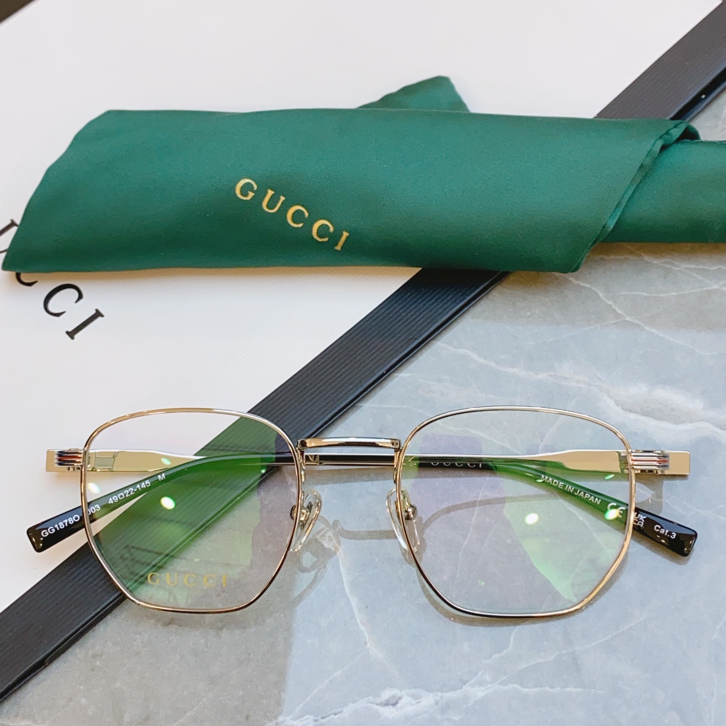 ，【GUCC*】古*驰新款光学架，GG1878O，SIZE49口22-145 