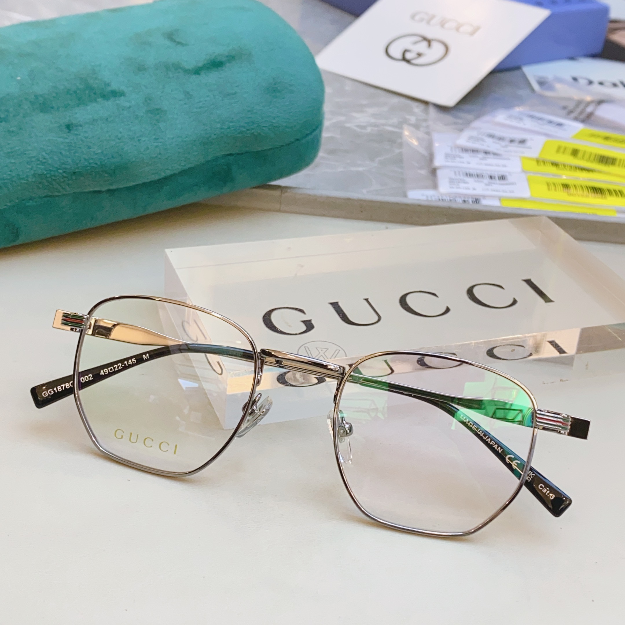 ，【GUCC*】古*驰新款光学架，GG1878O，SIZE49口22-145 