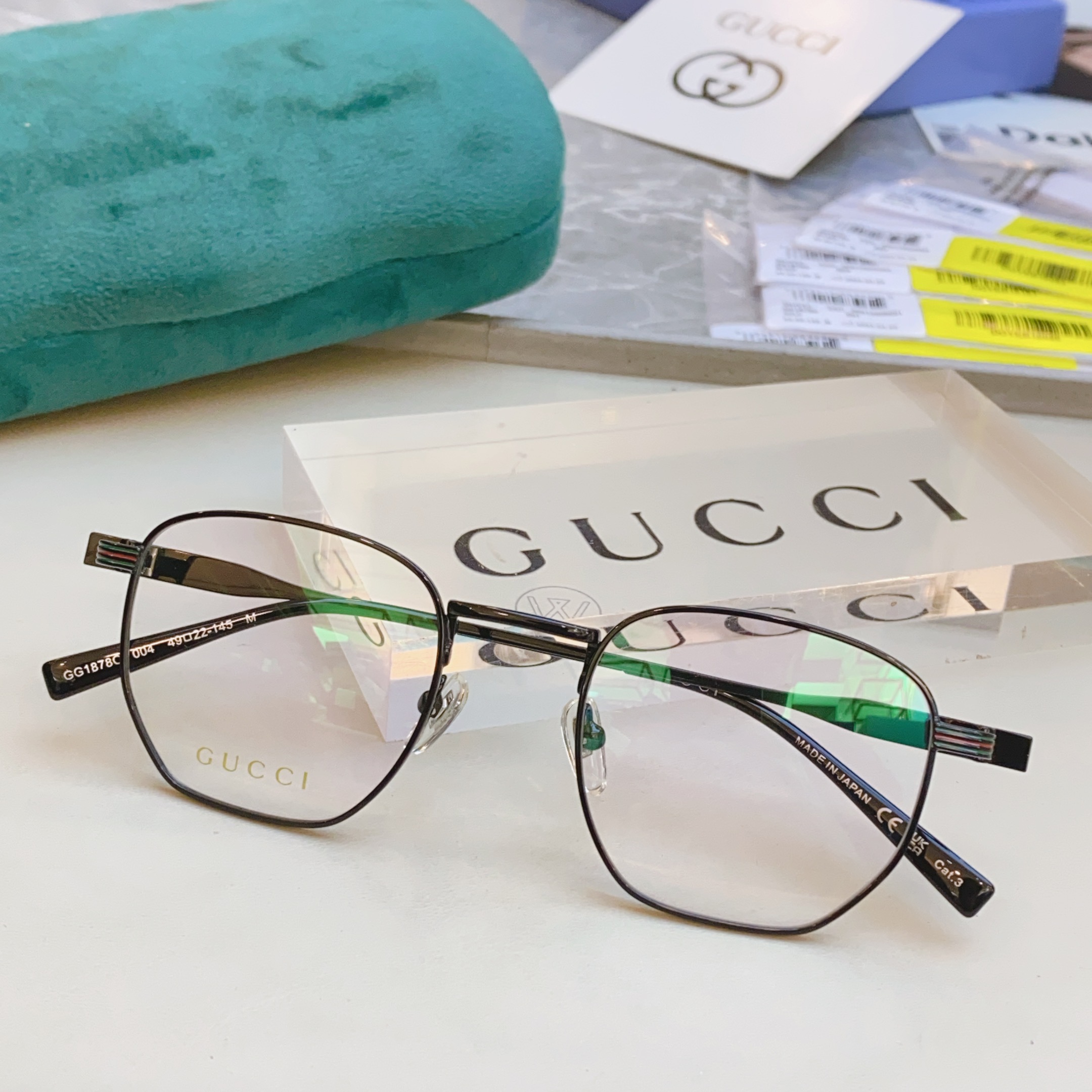 ，【GUCC*】古*驰新款光学架，GG1878O，SIZE49口22-145 