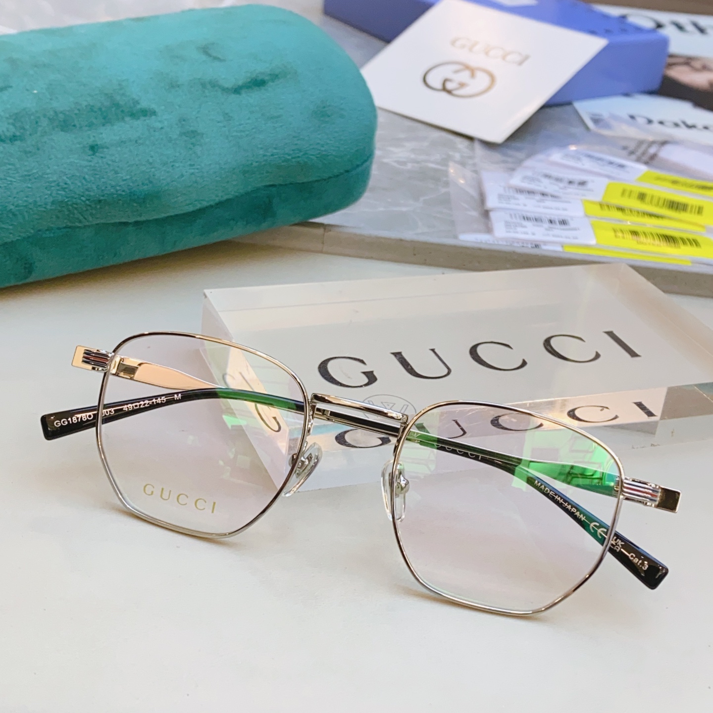 ，【GUCC*】古*驰新款光学架，GG1878O，SIZE49口22-145 