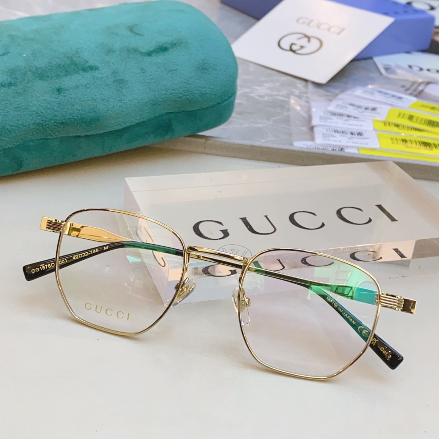 ，【GUCC*】古*驰新款光学架，GG1878O，SIZE49口22-145 