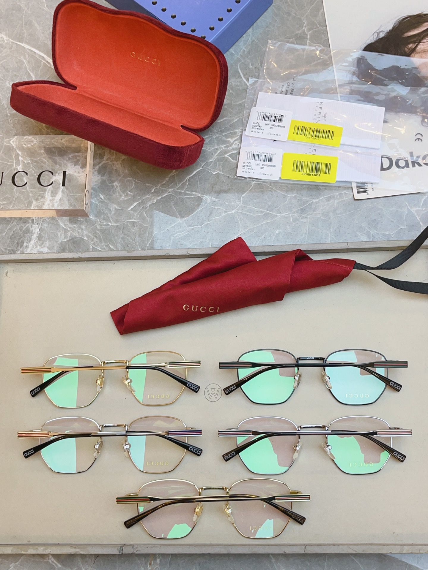 ，【GUCC*】古*驰新款光学架，GG1878O，SIZE49口22-145 