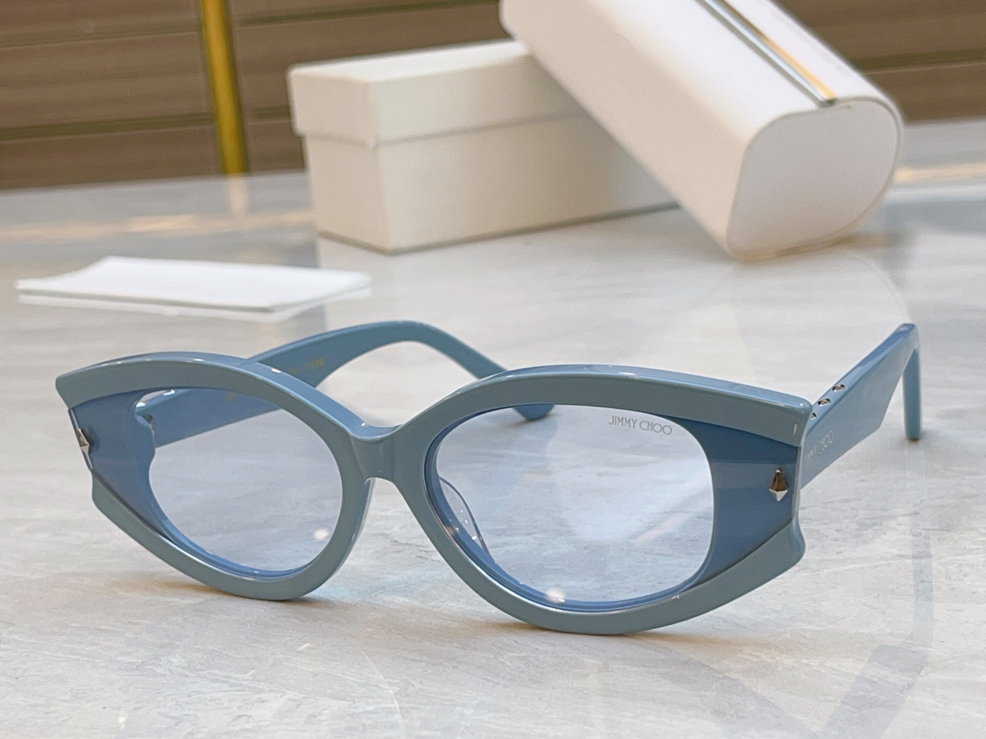 ，【JIMMY CHO*】吉米*周新款太阳镜，MODEL：JC5015U，SIZE：66口18-140