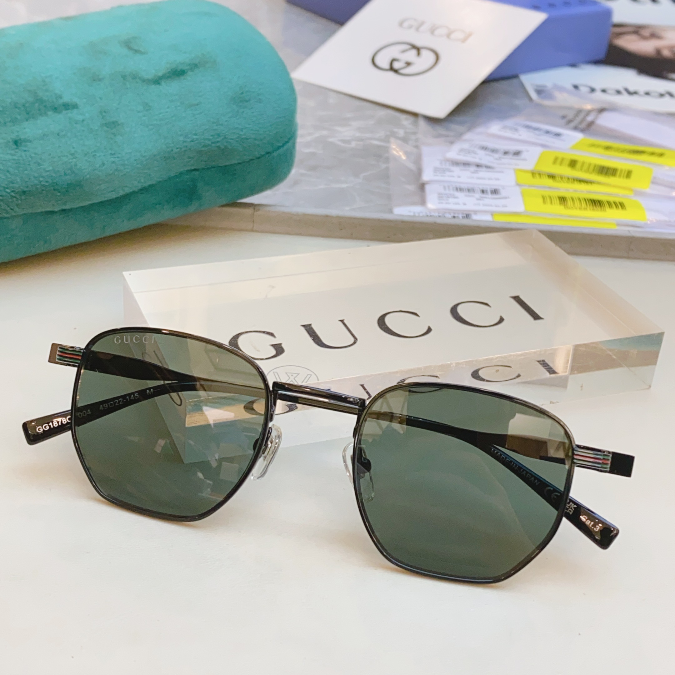 ，【GUCC*】古*驰新款太阳镜，GG1878O，SIZE49口22-145 