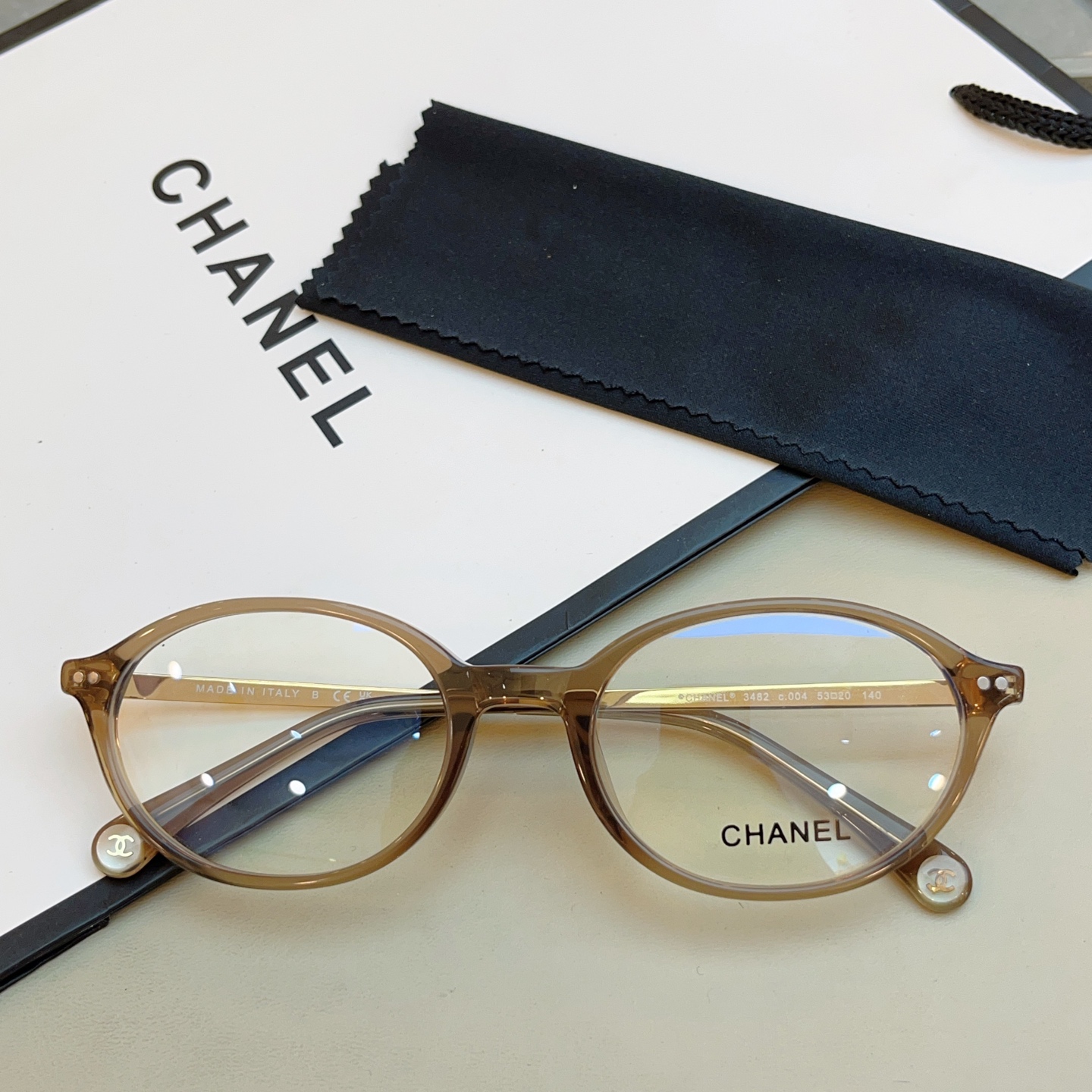 ，【CHANE*】香奈*儿新款光学架，MODEL：CH3482，SIZE：53口20-140
