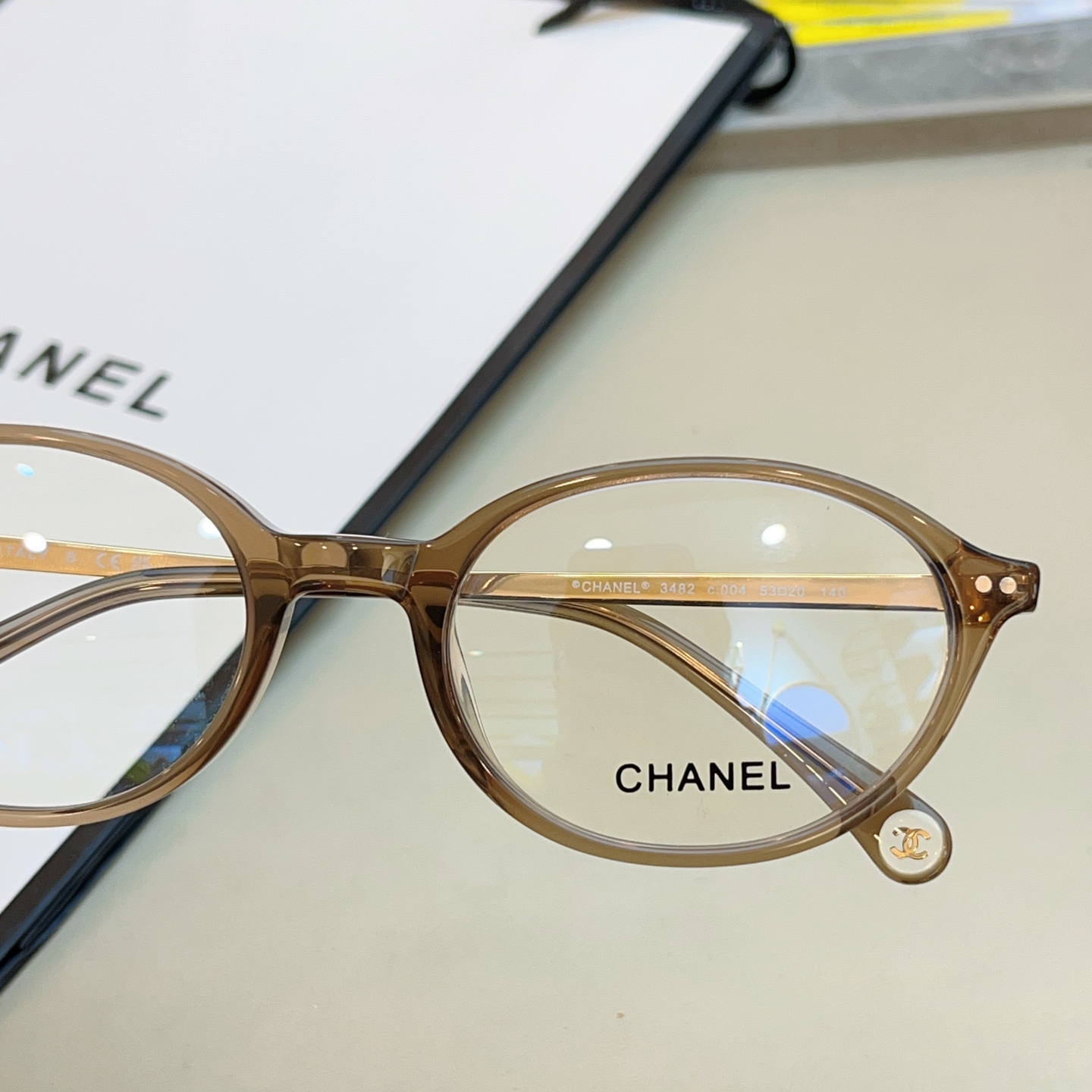 ，【CHANE*】香奈*儿新款光学架，MODEL：CH3482，SIZE：53口20-140