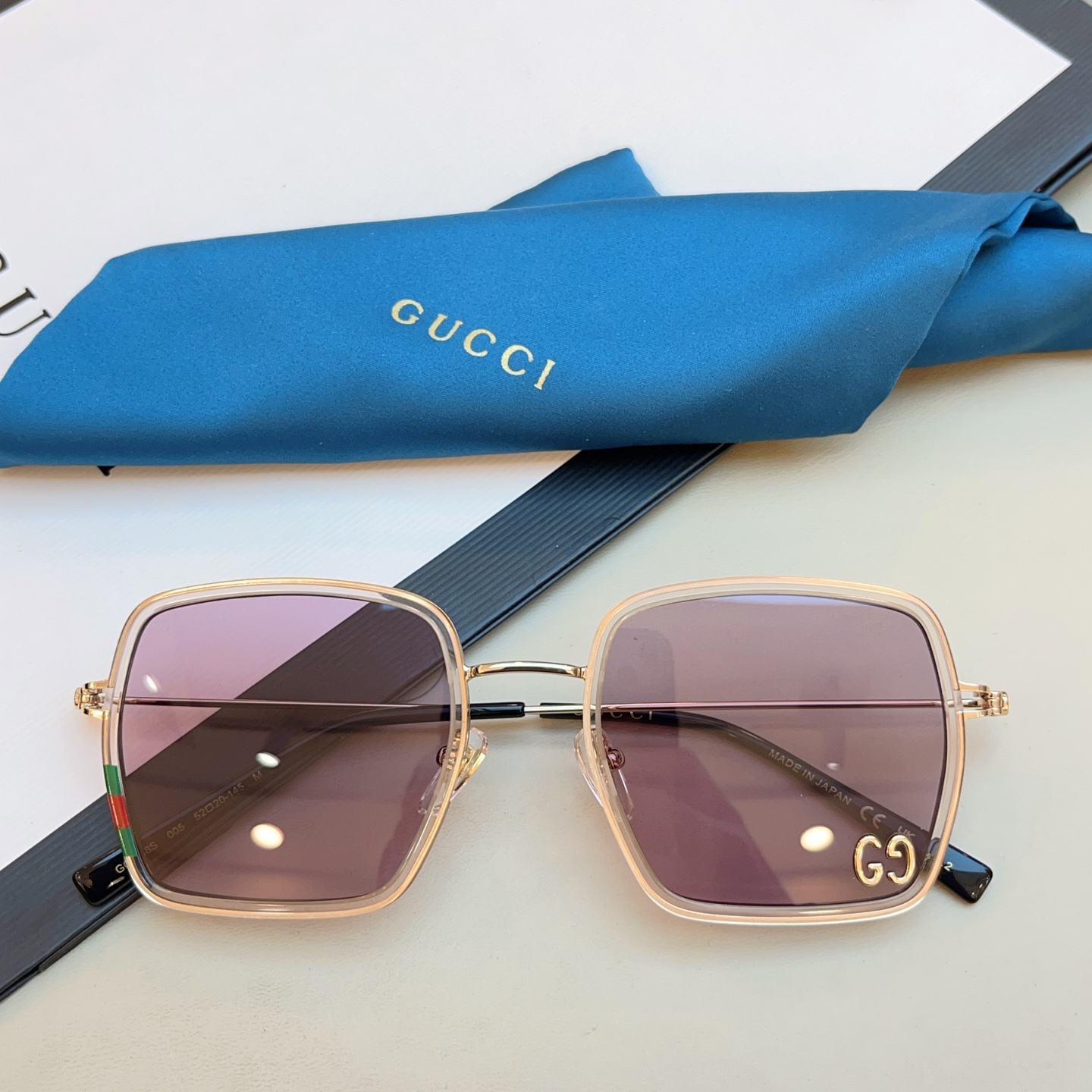 ，【GUCC*】古*驰新款太阳镜，GG1848S，SIZE52口20-145 