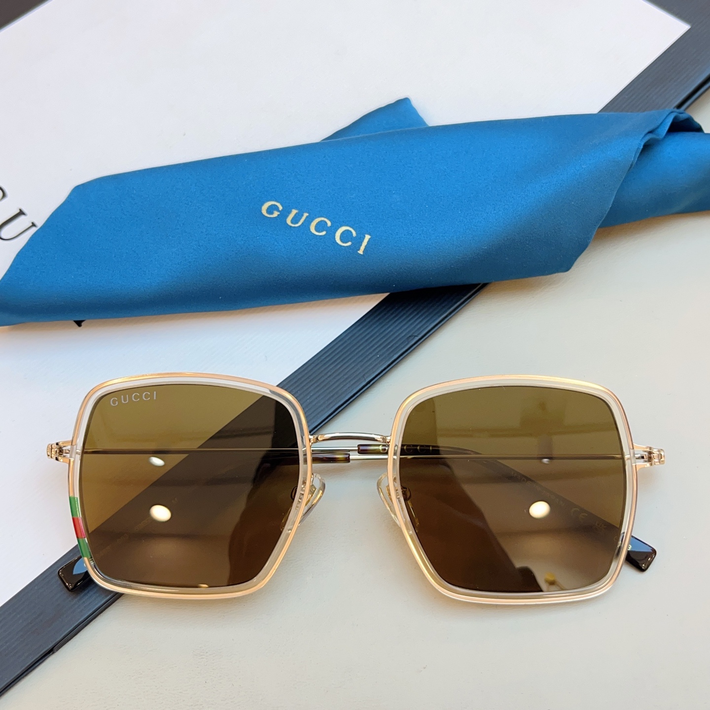 ，【GUCC*】古*驰新款太阳镜，GG1848S，SIZE52口20-145 
