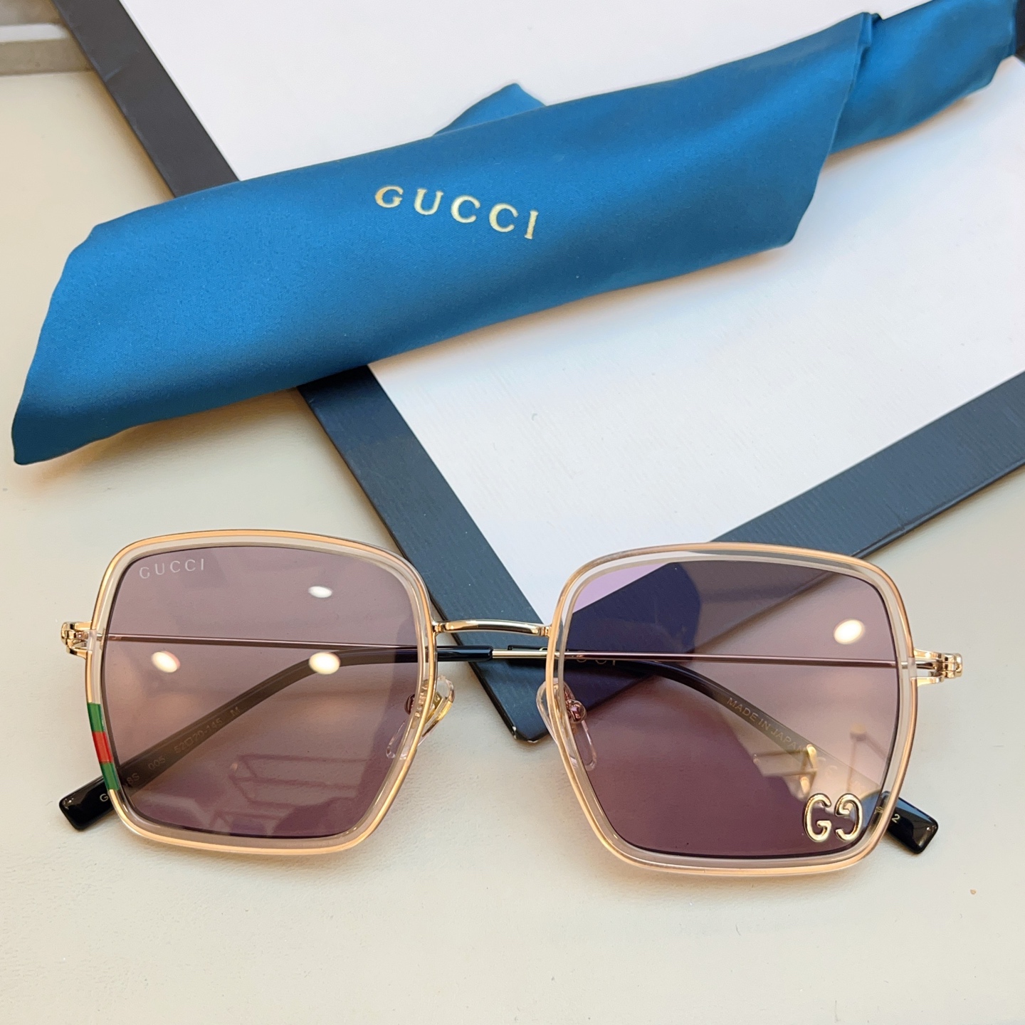 ，【GUCC*】古*驰新款太阳镜，GG1848S，SIZE52口20-145 