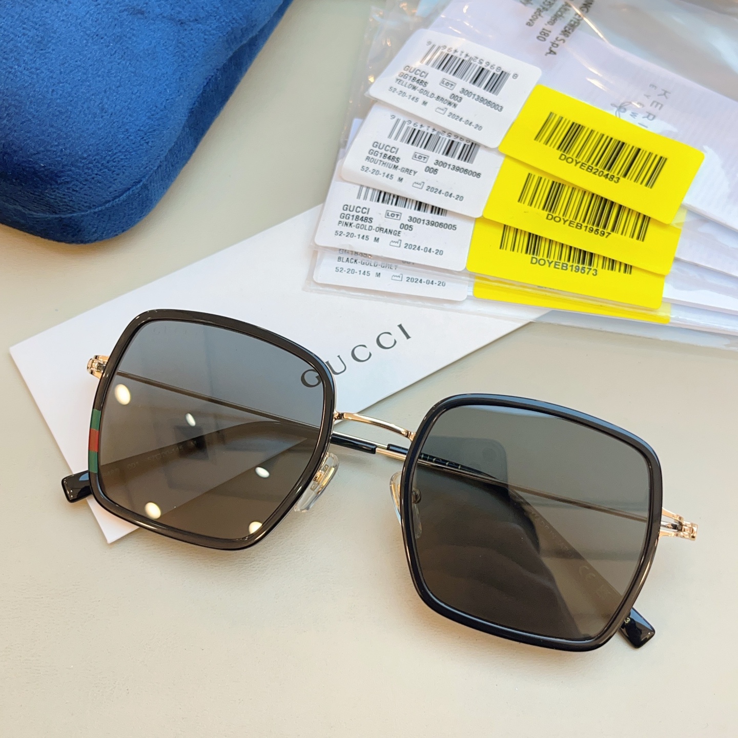 ，【GUCC*】古*驰新款太阳镜，GG1848S，SIZE52口20-145 