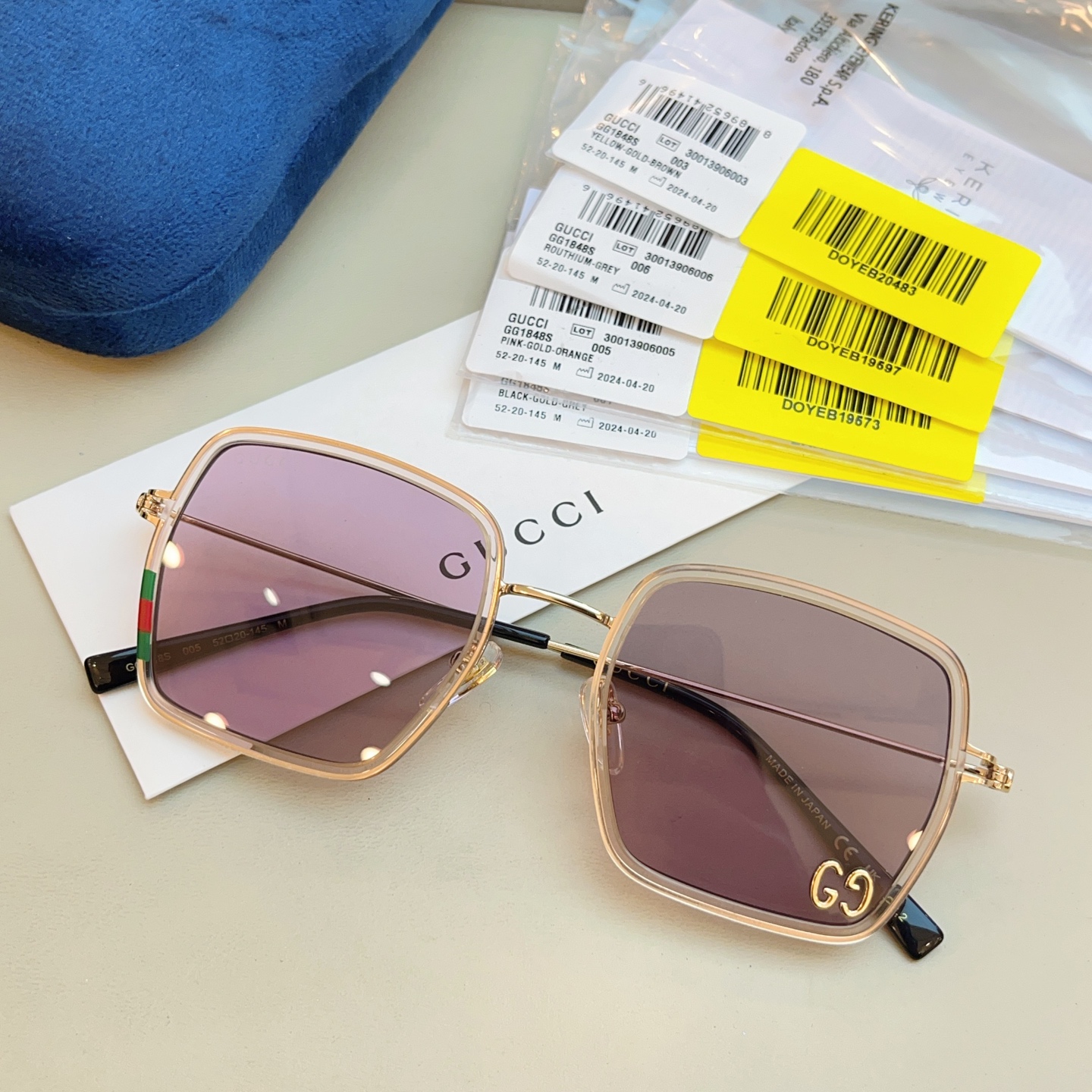 ，【GUCC*】古*驰新款太阳镜，GG1848S，SIZE52口20-145 