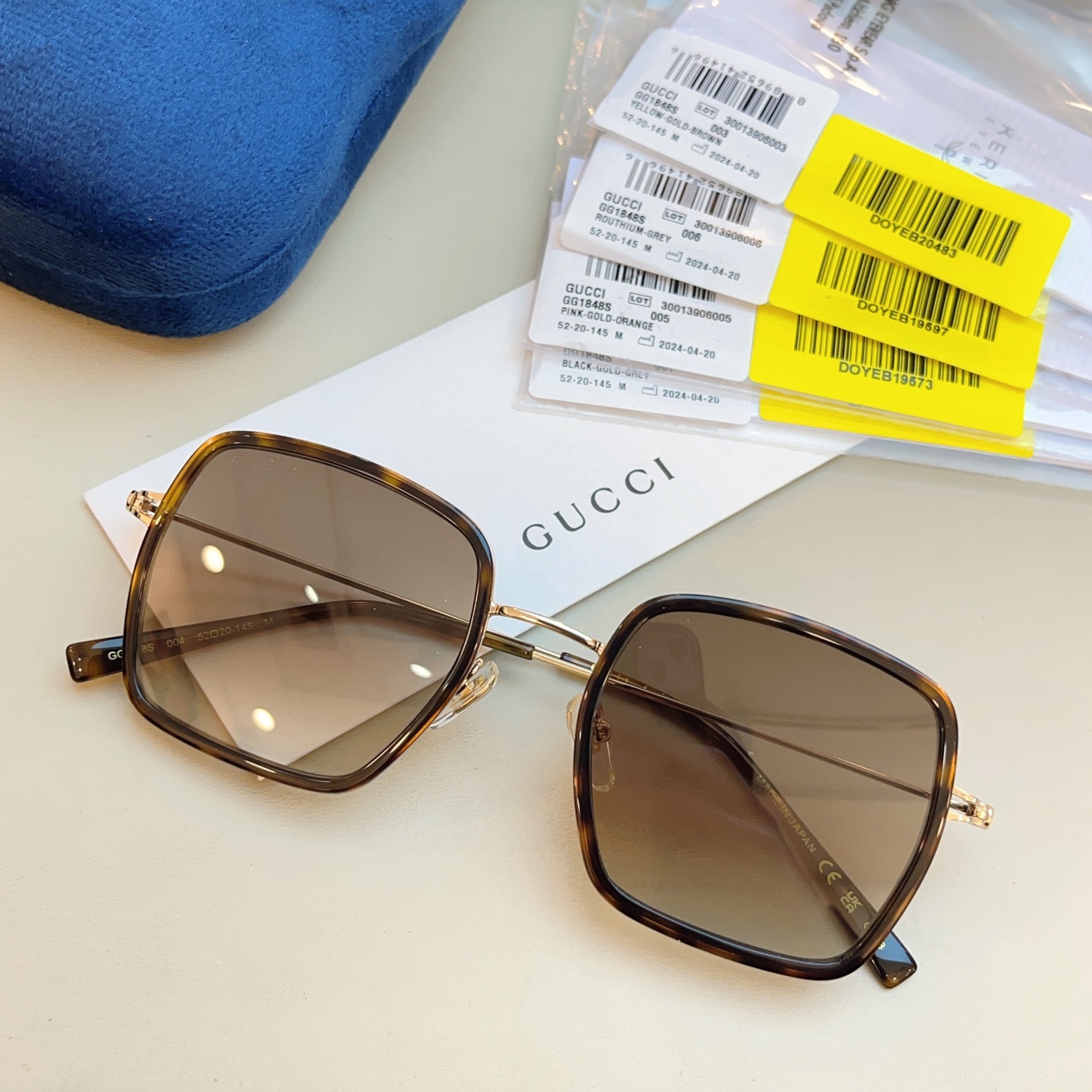 ，【GUCC*】古*驰新款太阳镜，GG1848S，SIZE52口20-145 