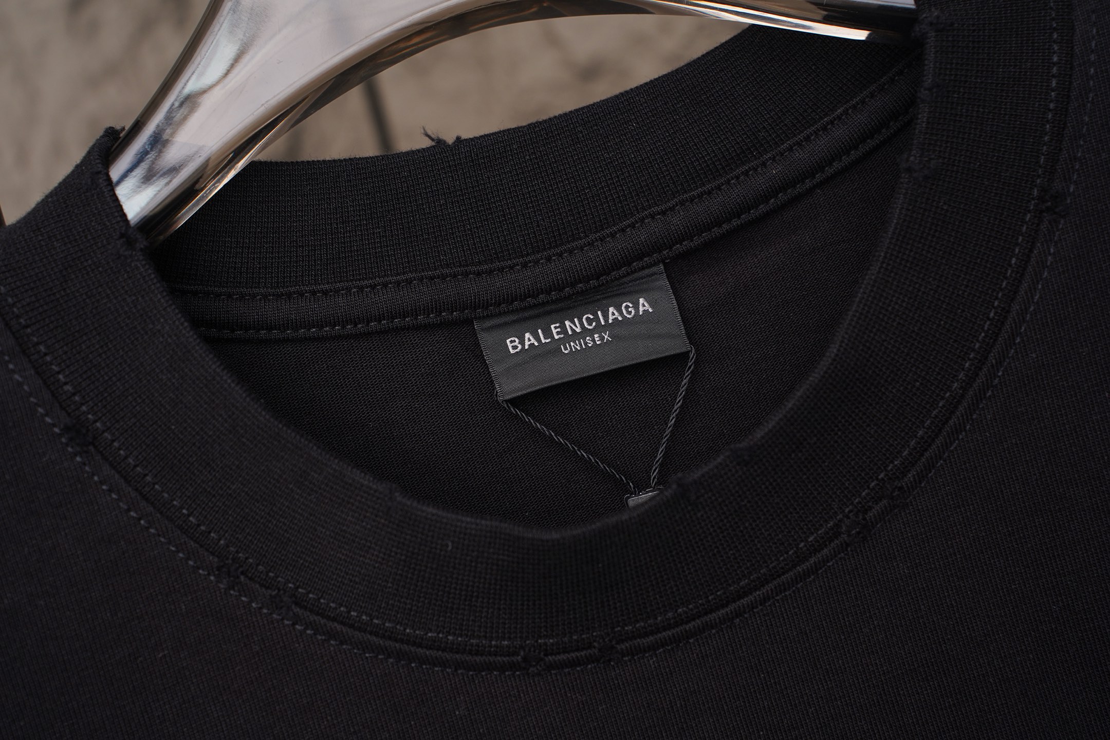 Balenciaga 𝗕𝗮𝗹𝗲𝗻𝗰𝗶𝗮𝗴𝗮/巴黎世家2026SSS 黄胶带圆领短袖