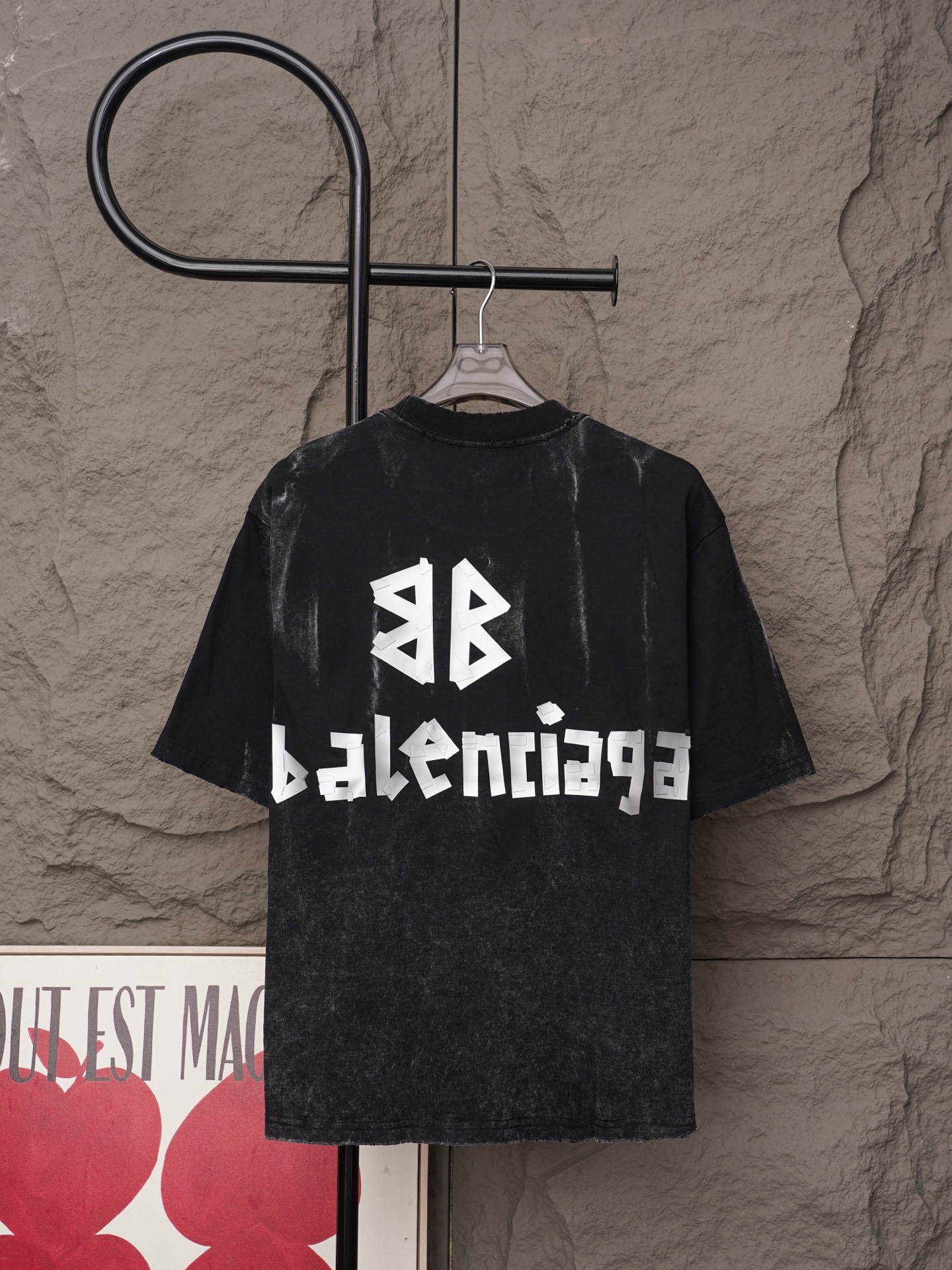 Balenciaga 𝗕𝗮𝗹𝗲𝗻𝗰𝗶𝗮𝗴𝗮/巴黎世家2026SS厚板浮雕工艺圆领短袖
