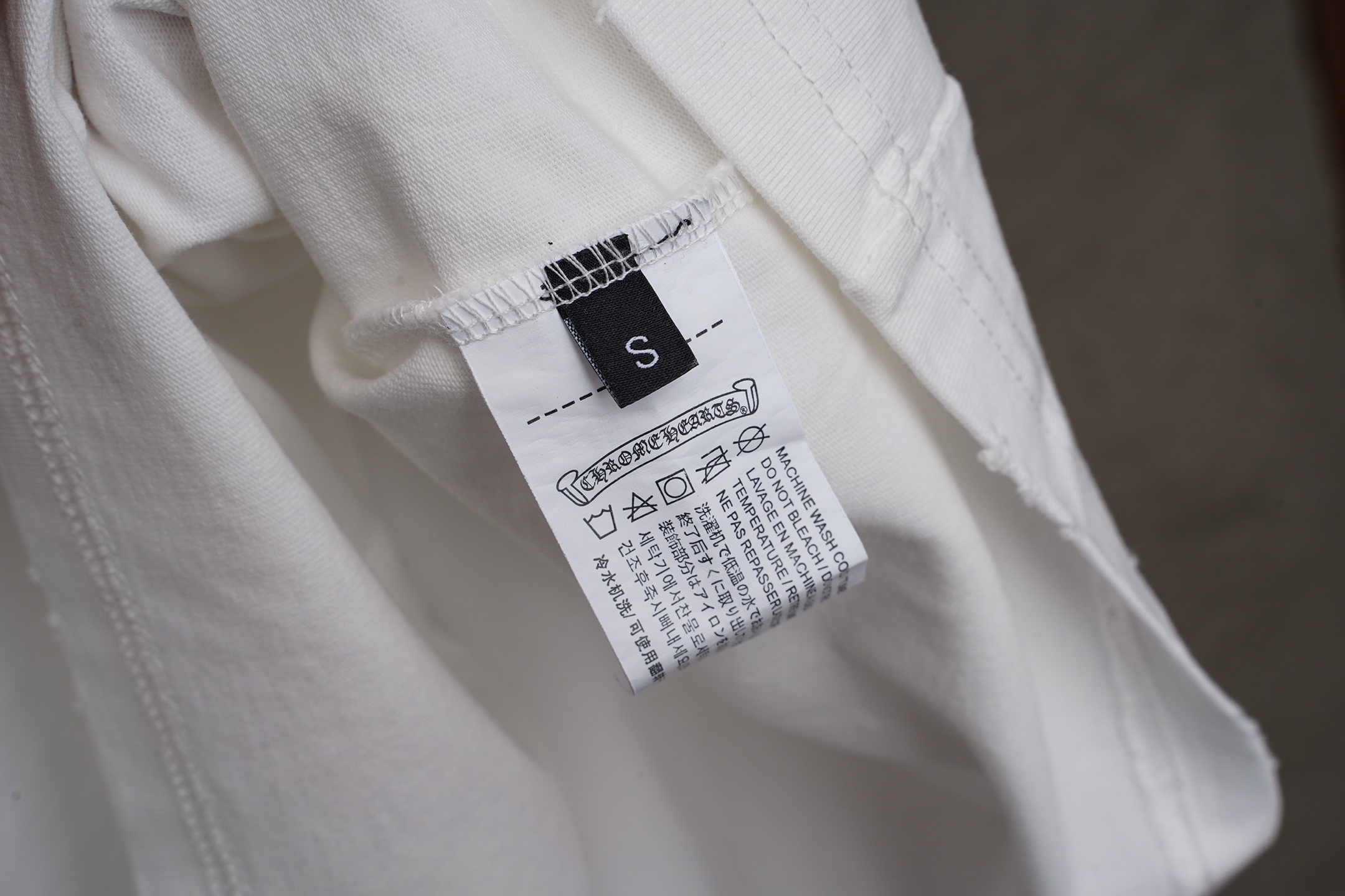 Chrome Hearts 𝗖𝗵𝗿𝗼𝗺𝗲 𝗛𝗲𝗮𝗿𝘁𝘀/克罗心2026大师之作十字架贴布刺绣夏季新款 美式酸洗做旧激光烧花贴布绣情侣休闲短袖T恤