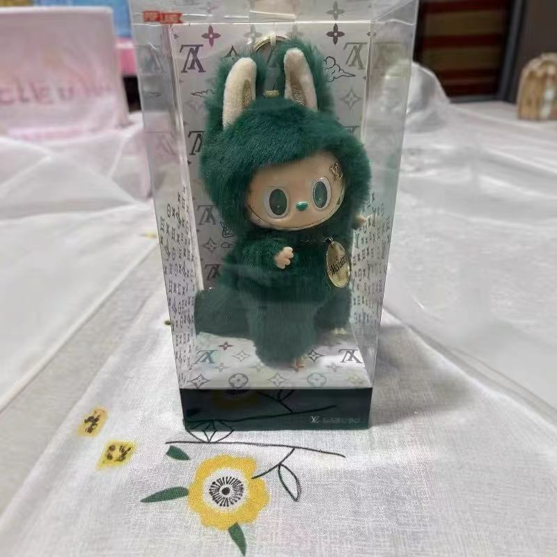 带码P150  泡泡玛特拉布布labubu限定款LV绿色小首领