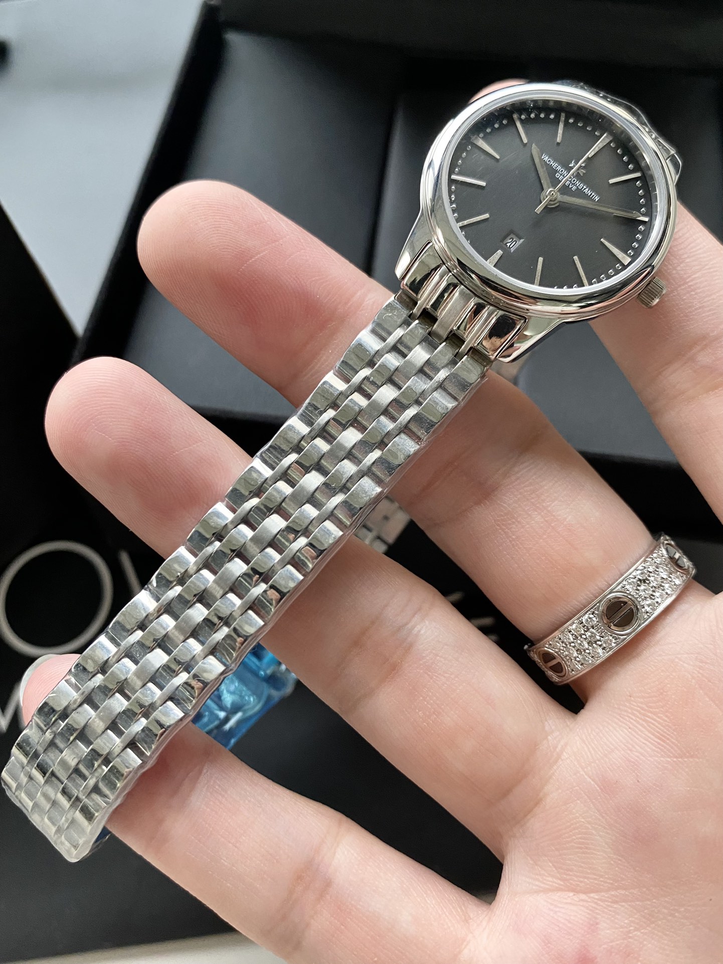 Danton’s J074 Series Couples’ Wristwatches: 316L Steel, Sapphire Glass, Stone Core, 28mm Size - 图片 5