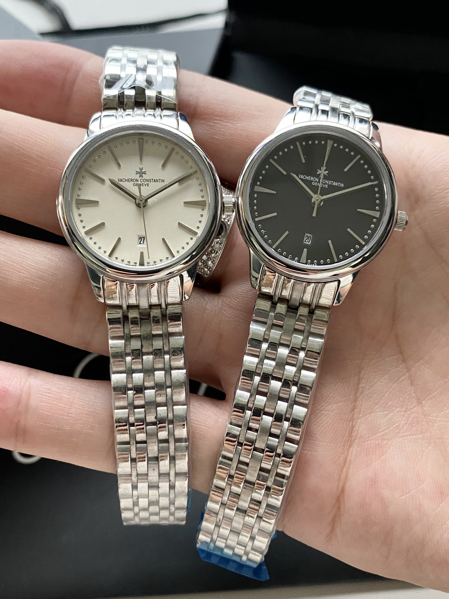 Danton’s J074 Series Couples’ Wristwatches: 316L Steel, Sapphire Glass, Stone Core, 28mm Size