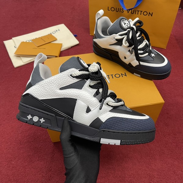 Louis Vuitton Shoes Sneakers High Quality Customize Kids Men Cowhide Rubber Fall/Winter Collection Kate Sweatpants