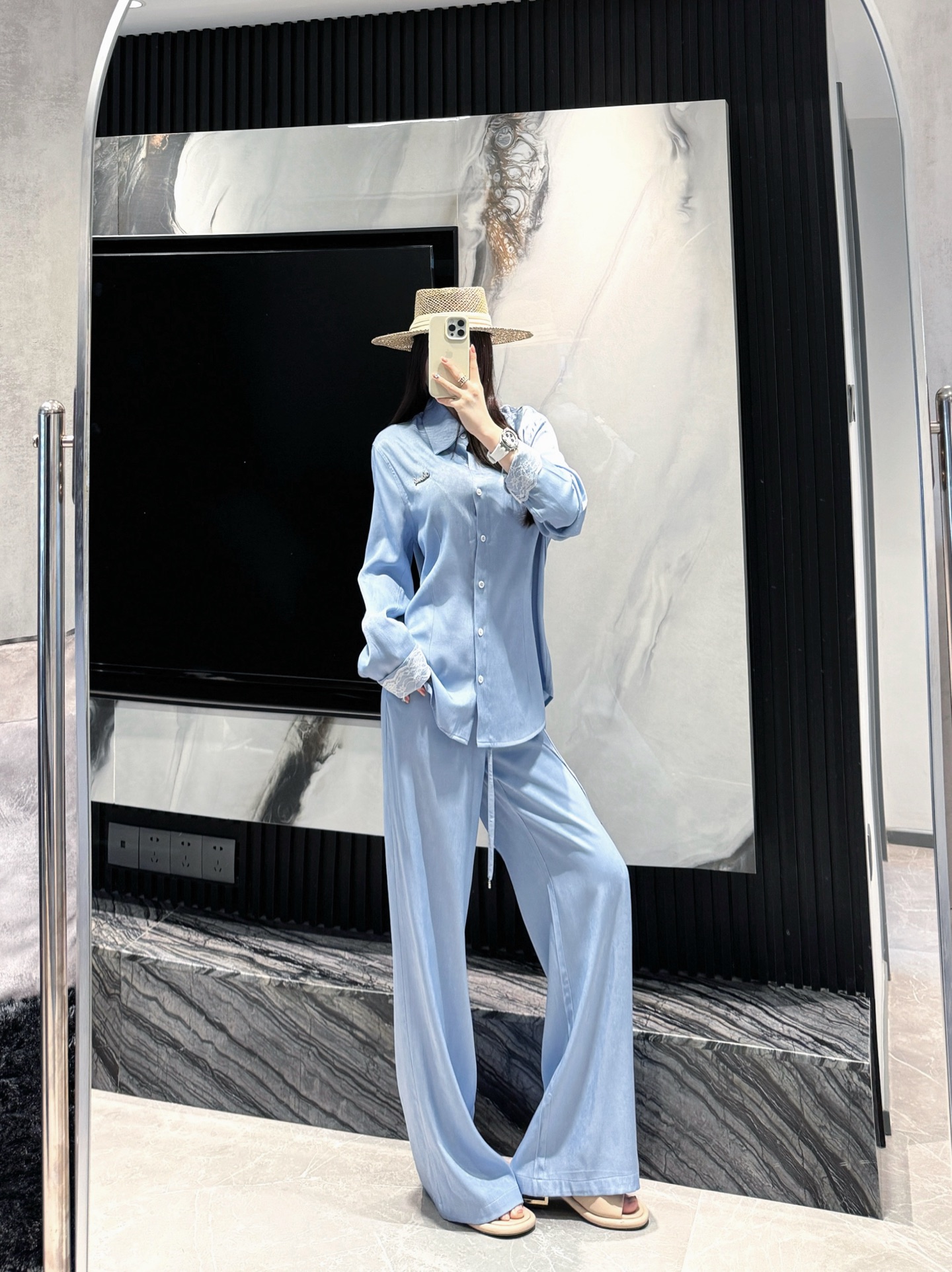 NO:474109,My own model looks rich and idle, alexander wang19860909自家模特look 富贵闲人,,alexander wang,Women's clothing