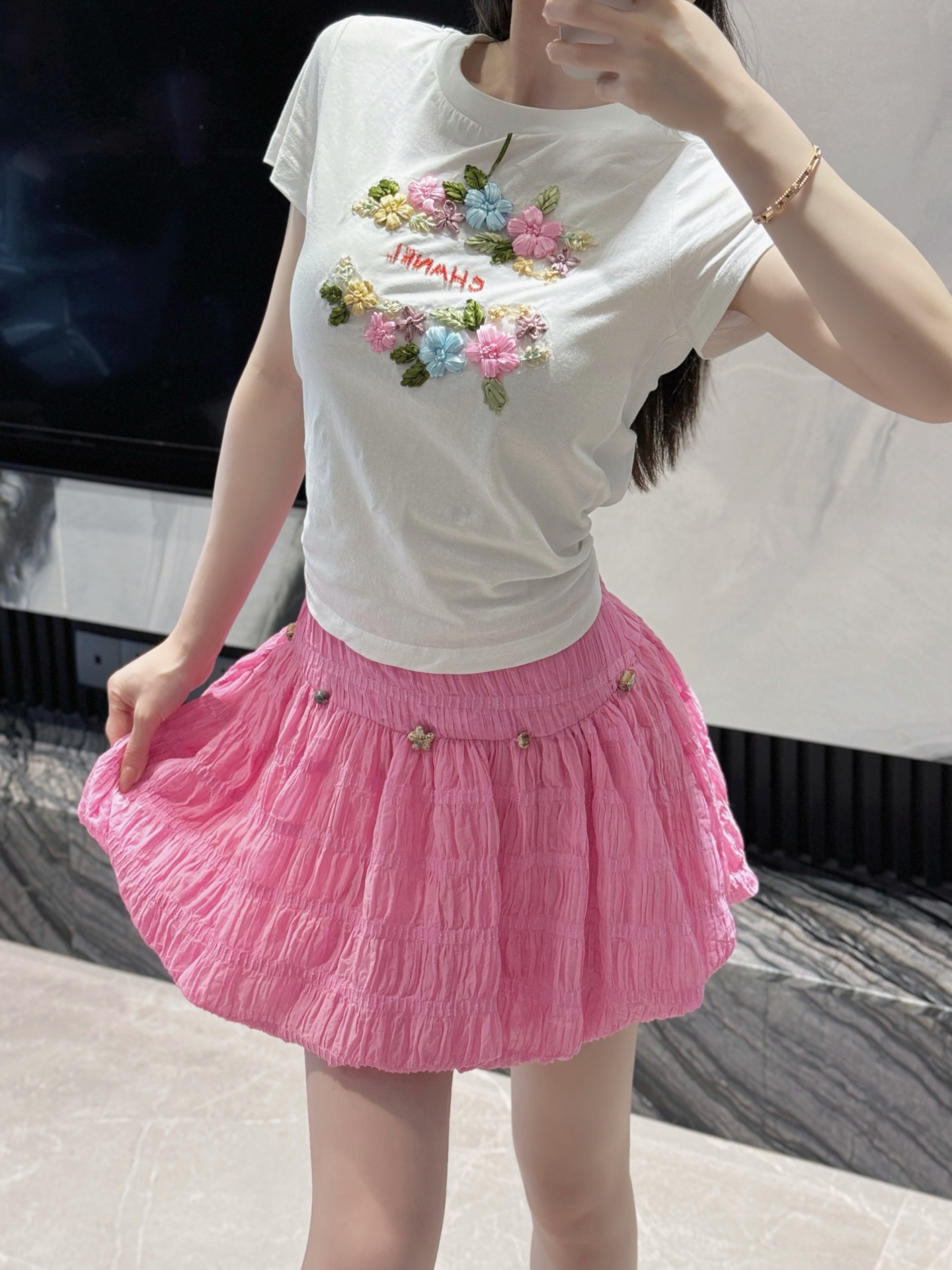 NO:481558,Paired with vintage mid-autumn flavor, the whole set is beautiful, alexander wang19860909搭配vintage中古香 整套美翻了,,alexander wang,Women's clothing