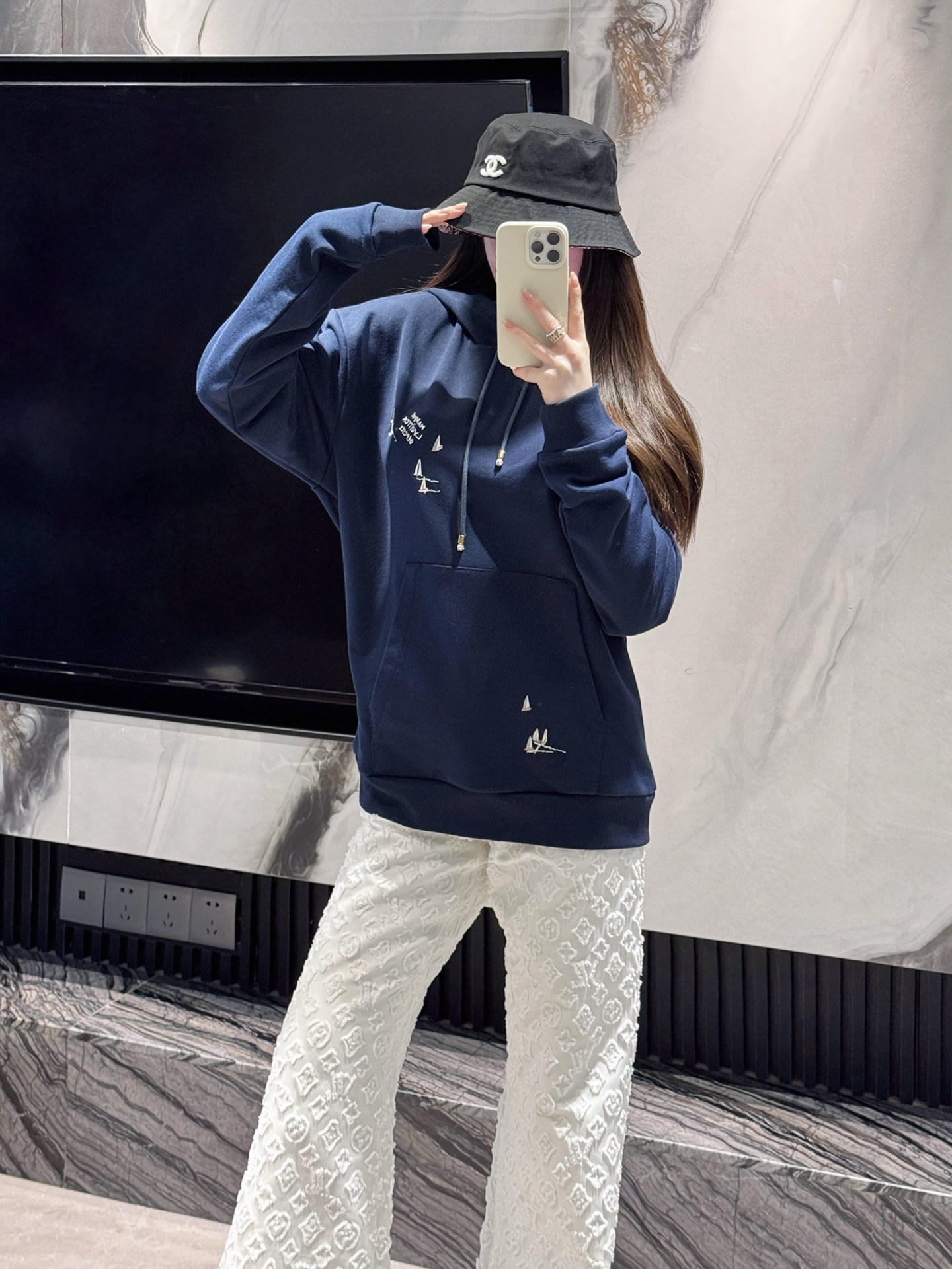 NO:504056,My own model looks 168 high upper body S-size effect, alexander wang19860909自家模特look 168高上身S码效果,,alexander wang,Women's clothing