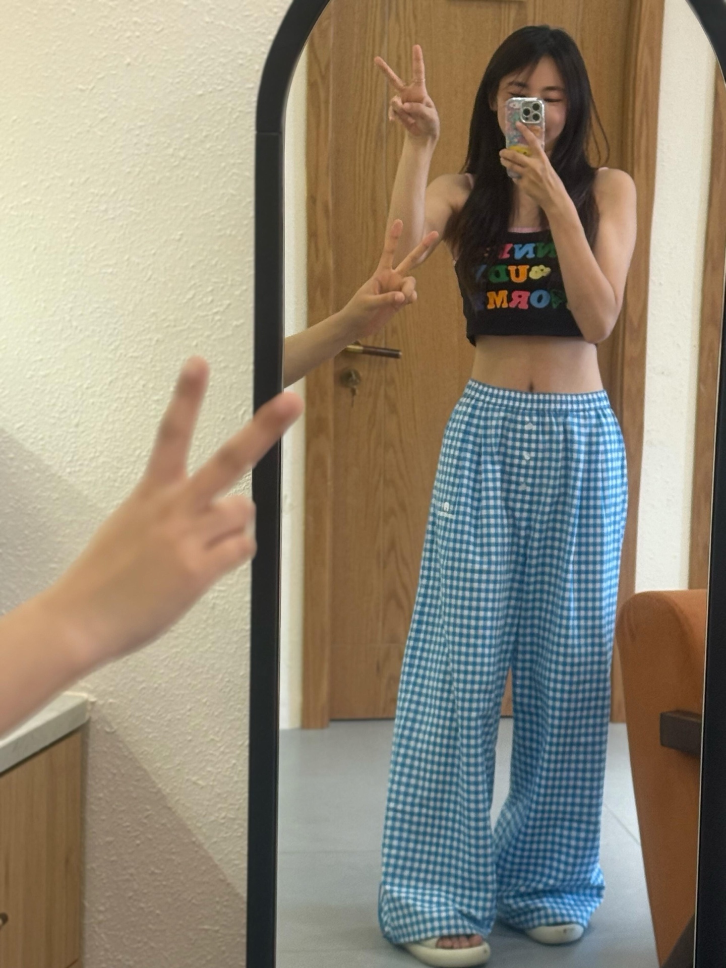 NO:471140,There is no pair of plaid pants this year, not considered fashionable, alexander wang19860909今年没有一条格子裤 都不算时髦精,,alexander wang,Women's clothing