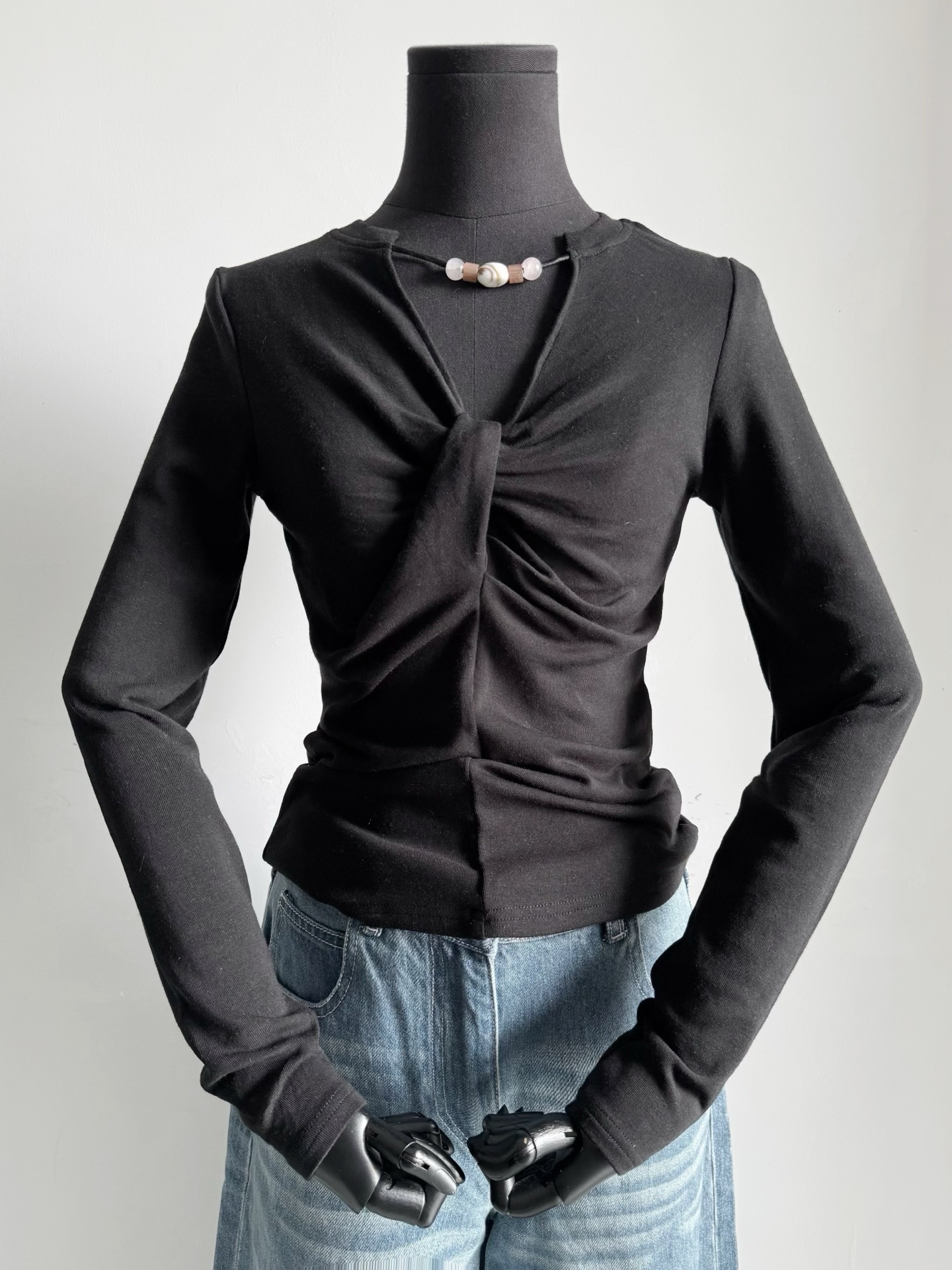 NO:490756,Black details, slim and comfortable, not greasy when worn, alexander wang19860909黑色细节图 显瘦又有舒适度,百穿不腻,,alexander wang,Women's clothing