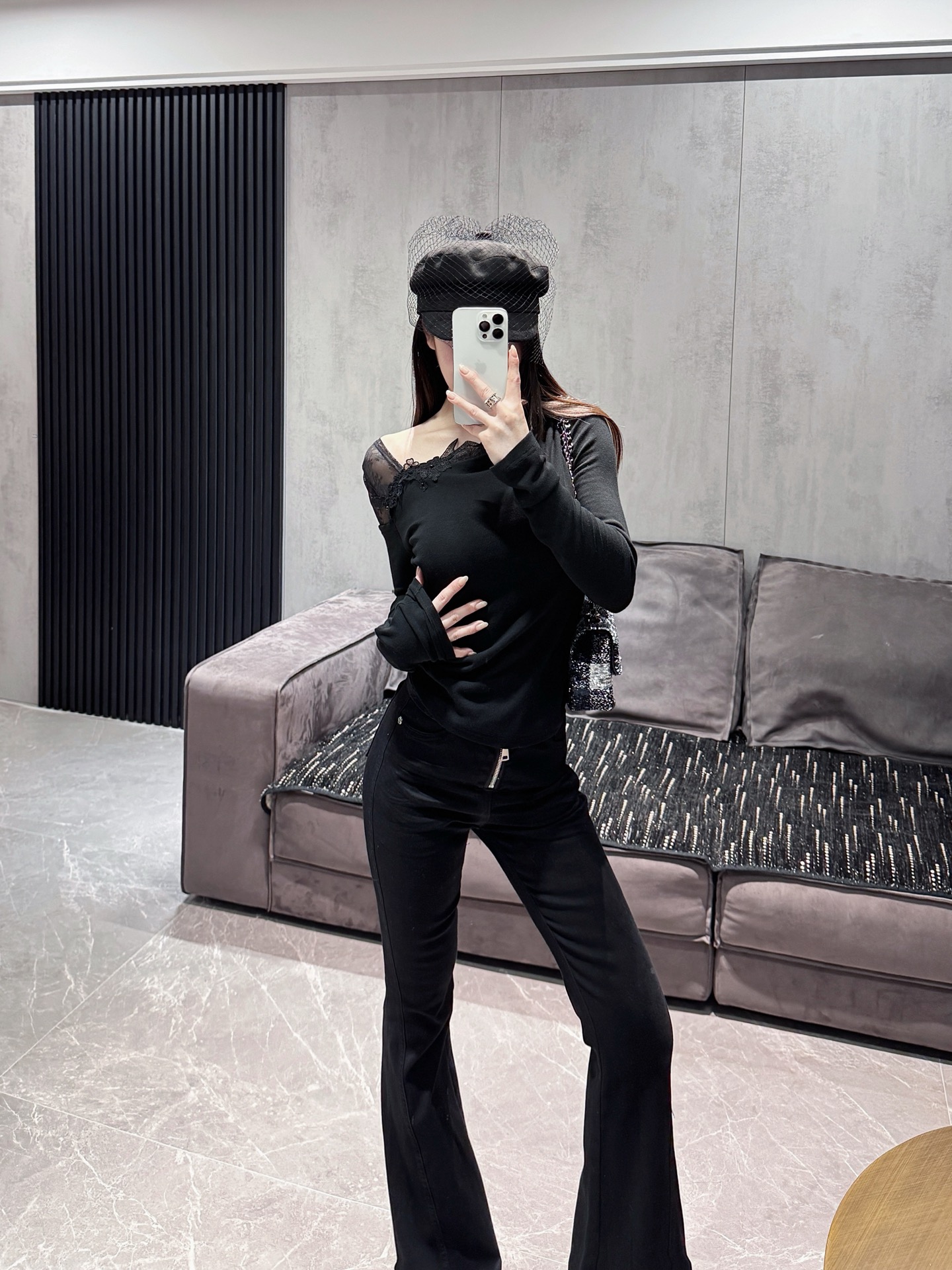 NO:495928,My own model looks slim and classy base, alexander wang19860909自家模特look 显瘦又有档次的打底,,alexander wang,Women's clothing