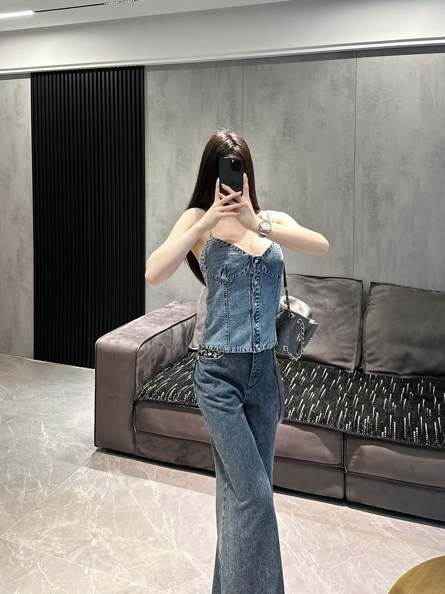 NO:504024,My own model look, one set of pressure-free entry and exit~~,,alexander wang19860909自家模特look 一套出入无压力~~,,alexander wang,Women's clothing