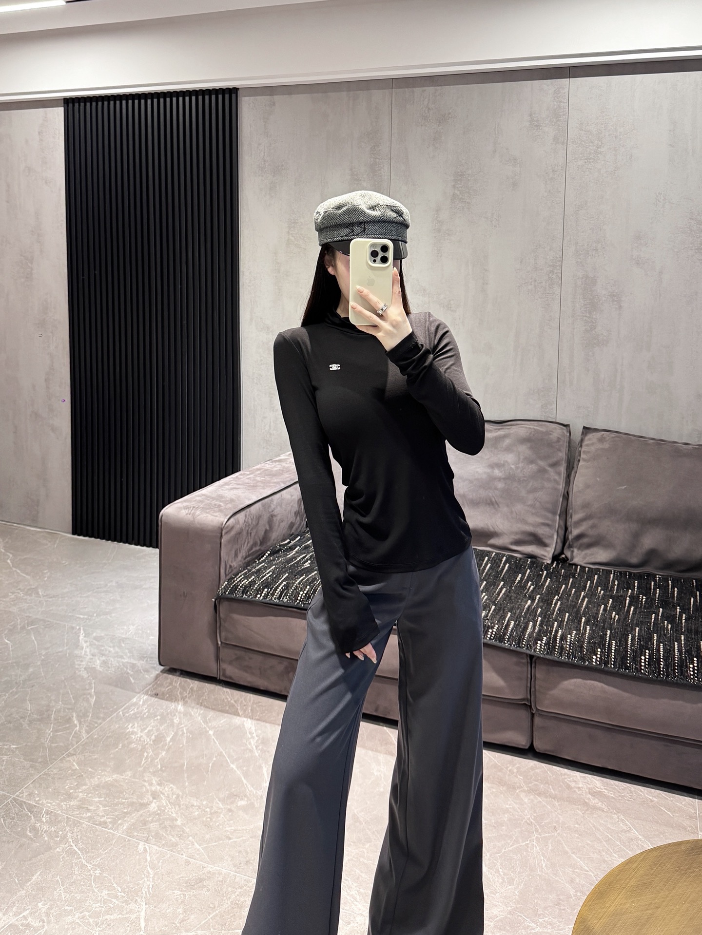 NO:506719,My own model looks with aw high-quality suit pants, business suit, alexander wang19860909自家模特look 搭配aw高品西装裤,,business suit,alexander wang,Women's clothing