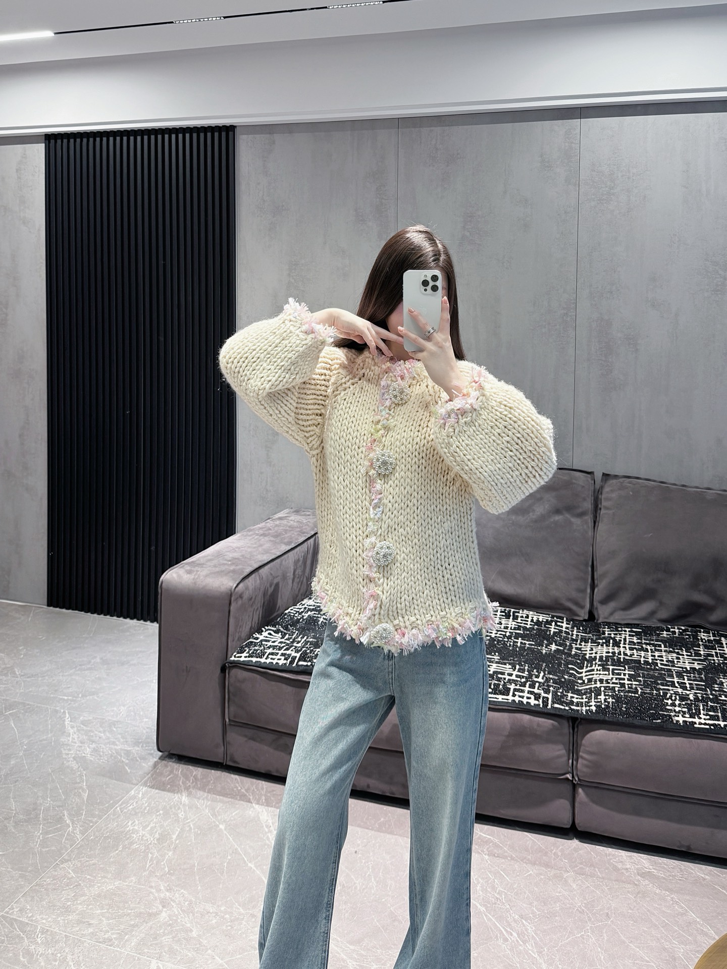 NO:508404,My own model looks 168 high upper body 36 size effect, alexander wang19860909自家模特look 168高上身36码效果,,alexander wang,Women's clothing