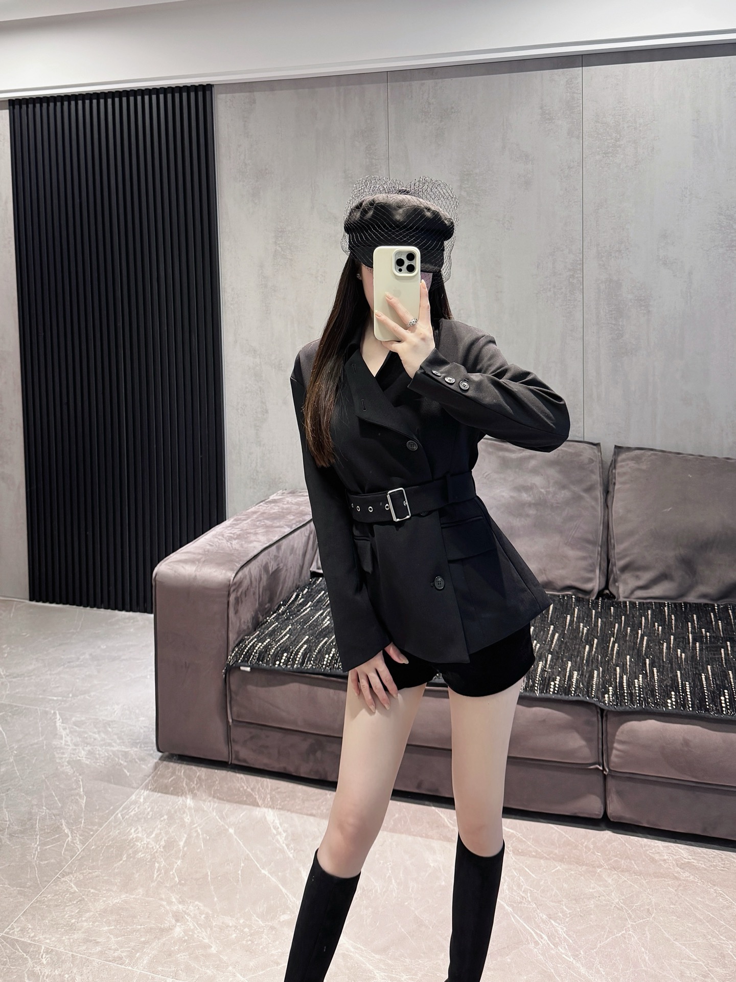 NO:517691,My own model looks 168 high upper body 36 size effect, alexander wang19860909自家模特look 168高上身36码效果,,alexander wang,Women's clothing