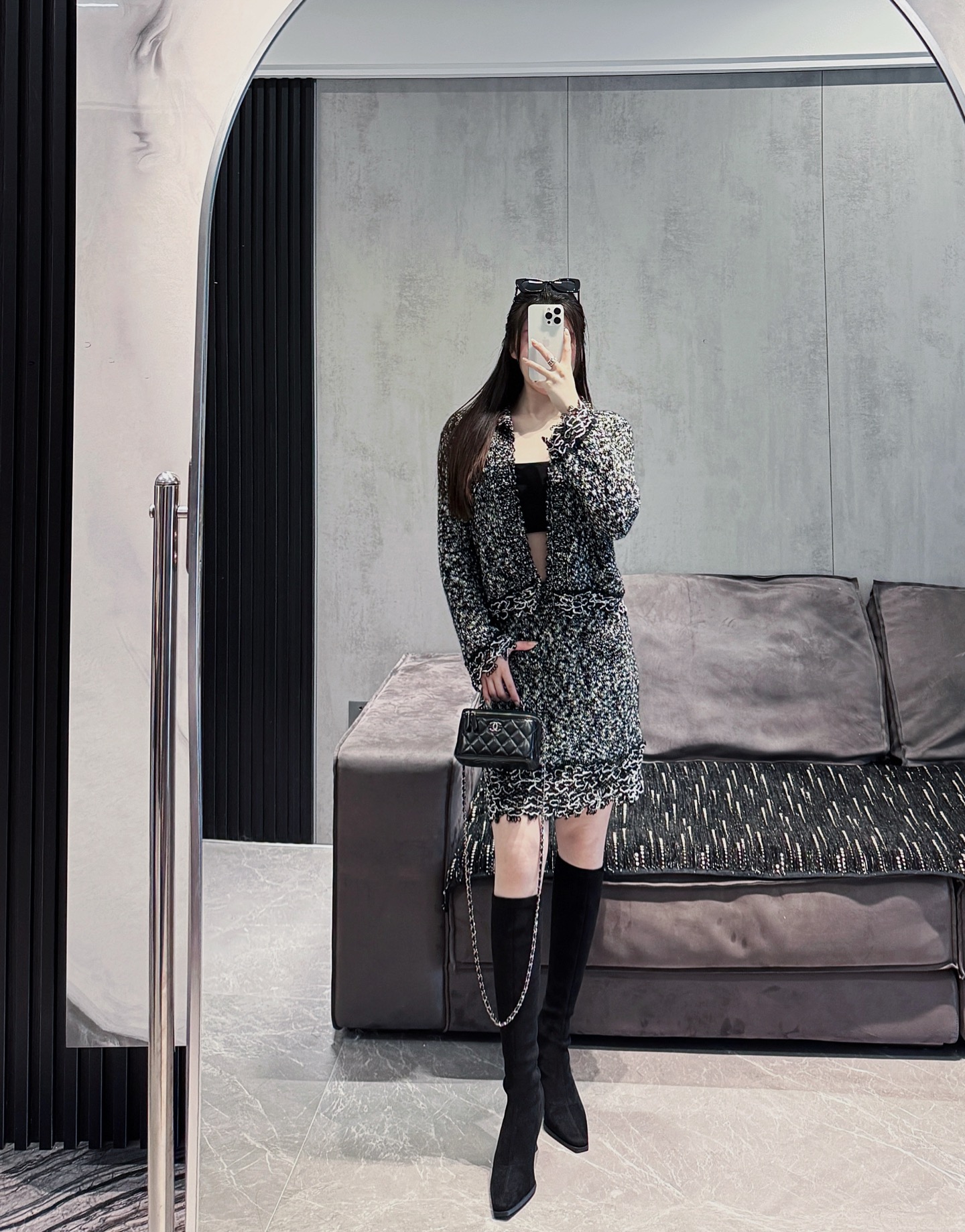 NO:534778,My own model looks 168 high upper body set 36 sizes, alexander wang19860909自家模特look 168高上身一套36码,,alexander wang,Women's clothing