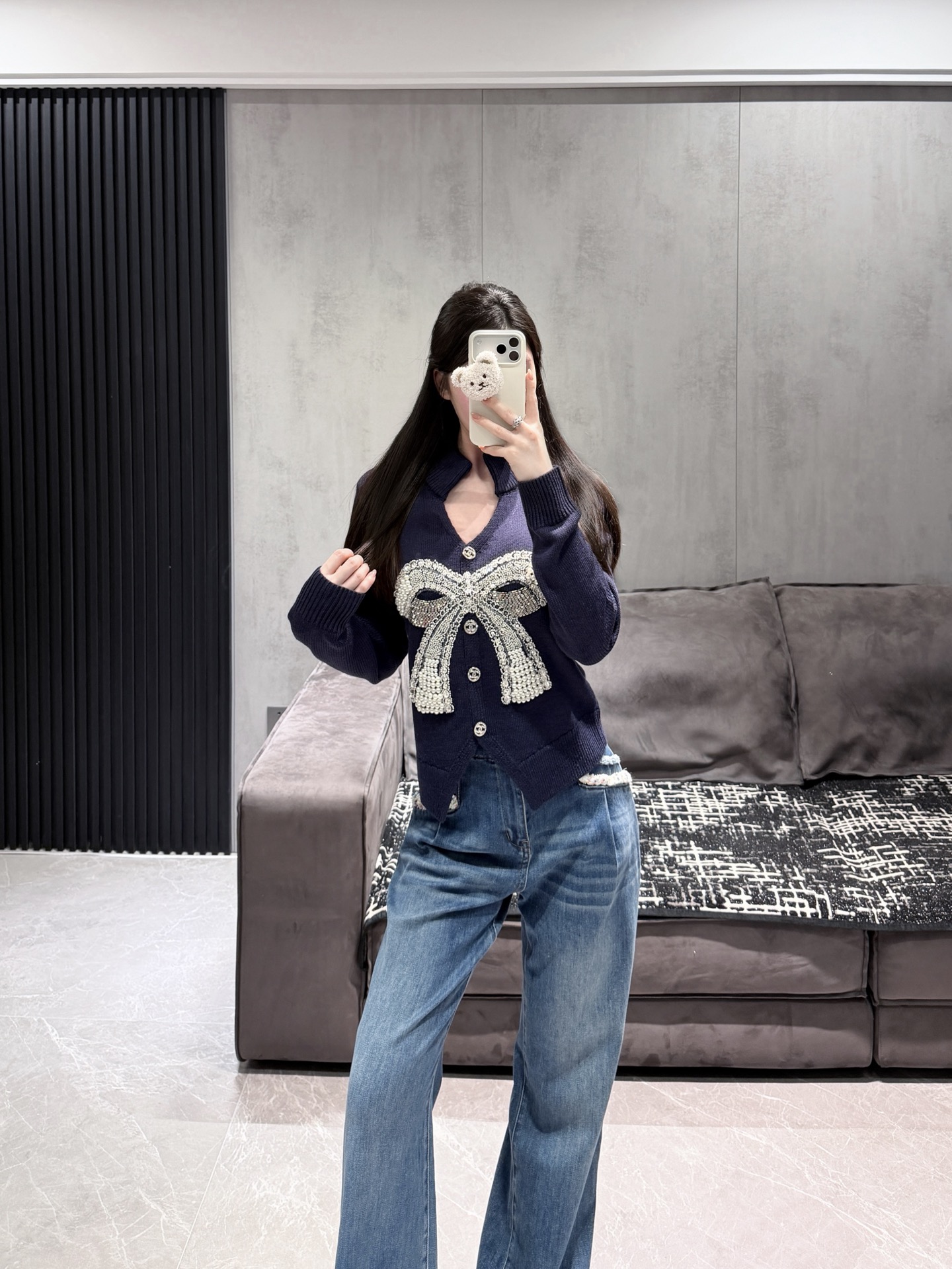 NO:569776,chane·good sense of gentleness and sophistication in navy blue,,chanel,alexander wang19860909chane·乖贵感 藏蓝色调的温柔素净,,chanel,alexander wang,Women's clothing