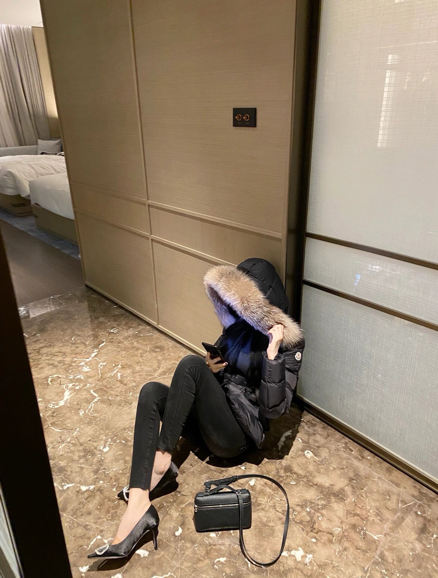 NO:621829,aFox fur collar down jacket, so beautiful and smart,,down jacket,alexander wang19860909a狐狸毛领羽绒服 美得太灵动了,,down jacket,alexander wang,Women's clothing