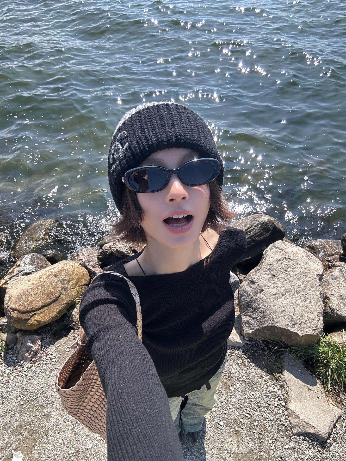 NO:626346,Exclusive sense of relaxation for autumn and winter. Knitted cold hat, hats, alexander wang19860909专属秋冬的松弛感 针织冷帽,,hats,alexander wang,Women's clothing