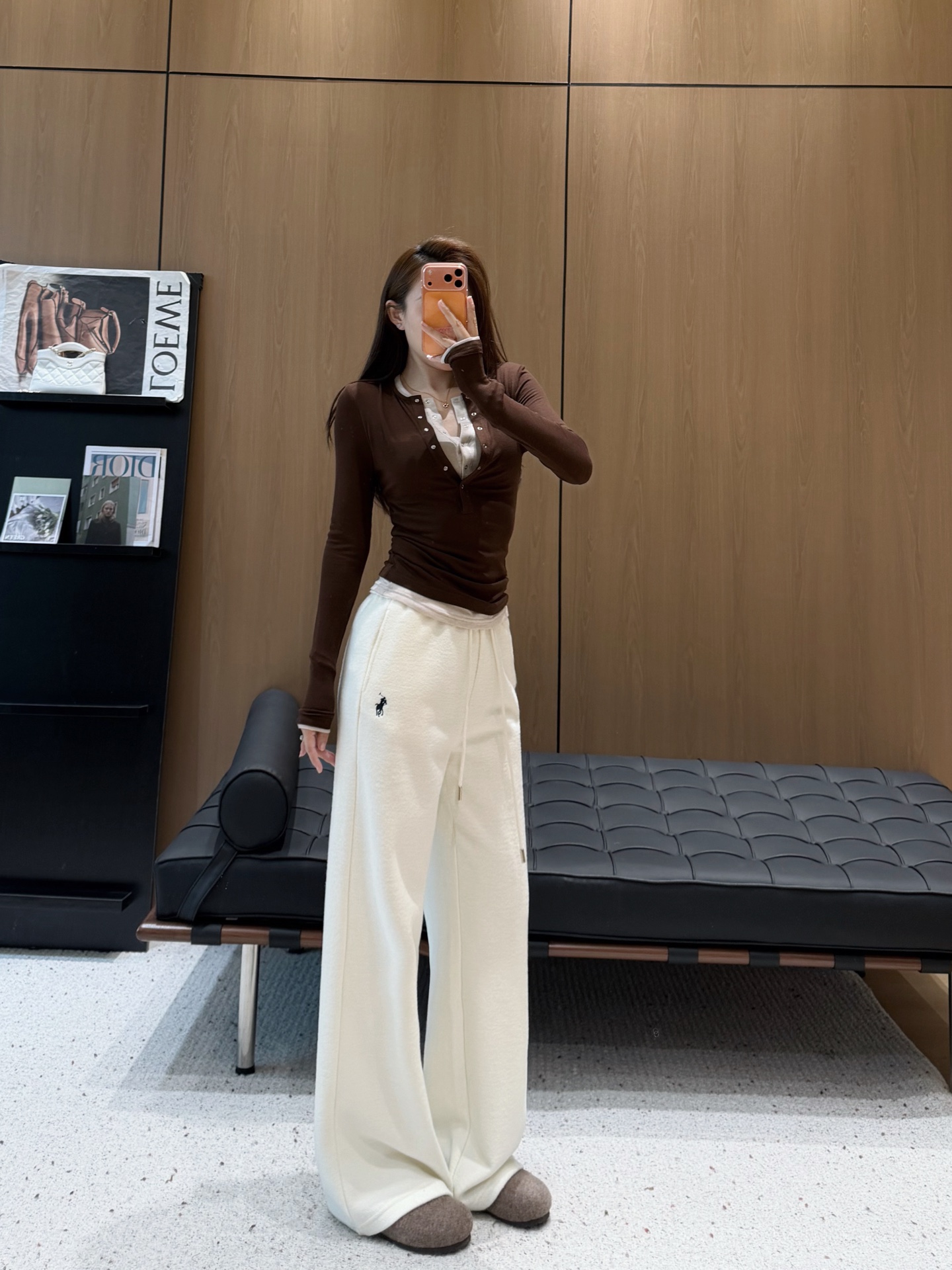 NO:655528,Full marks for cream pants, they are also fleece and thickened, alexander wang19860909满分奶油裤 还是加绒加厚的,,alexander wang,Women's clothing