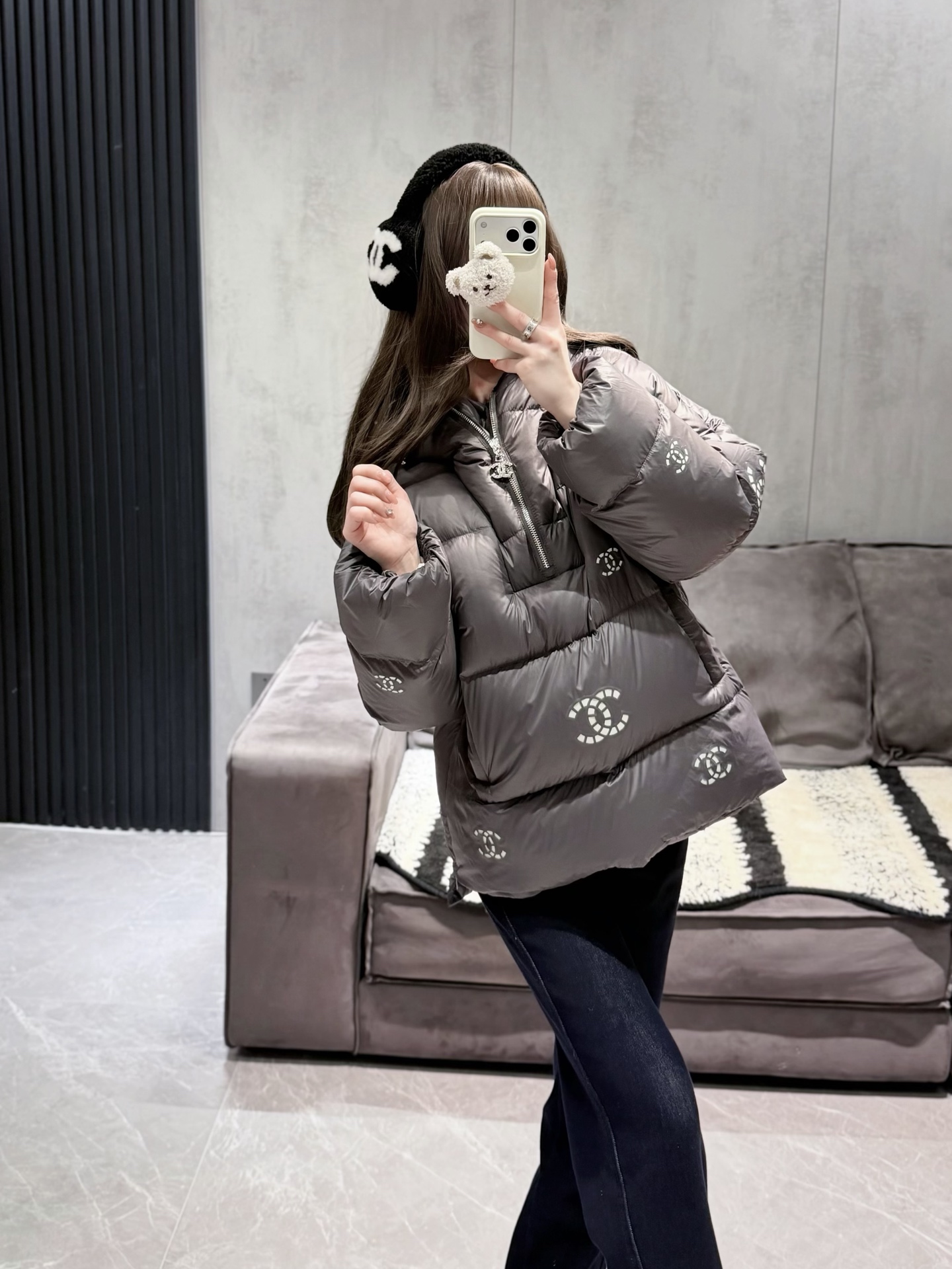 NO:665388,Own model look 168 high upper body size 34,  19860909自家模特look 168高上身34码,, ,Women's clothing