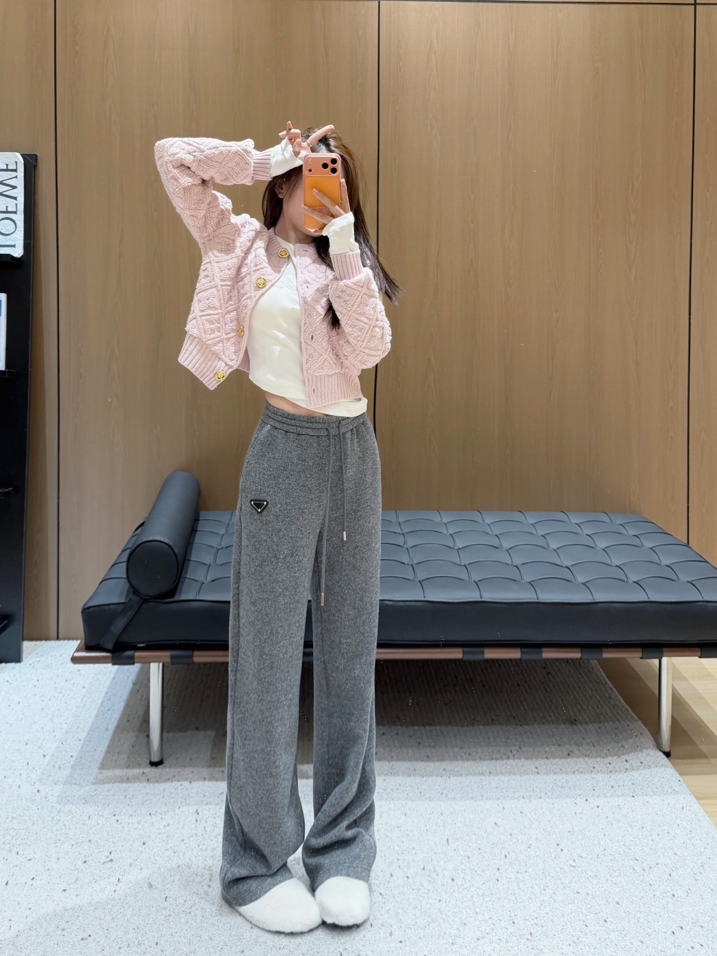 NO:683668,Lazy gray thickened and warm,19860909慵懒灰 加厚保暖,,,Women's clothing